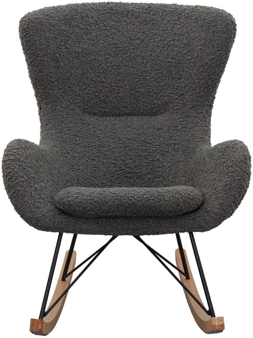 SalesFever Schaukelsessel »Entspannender Schaukelstuhl« In charmantem Teddy günstig online kaufen