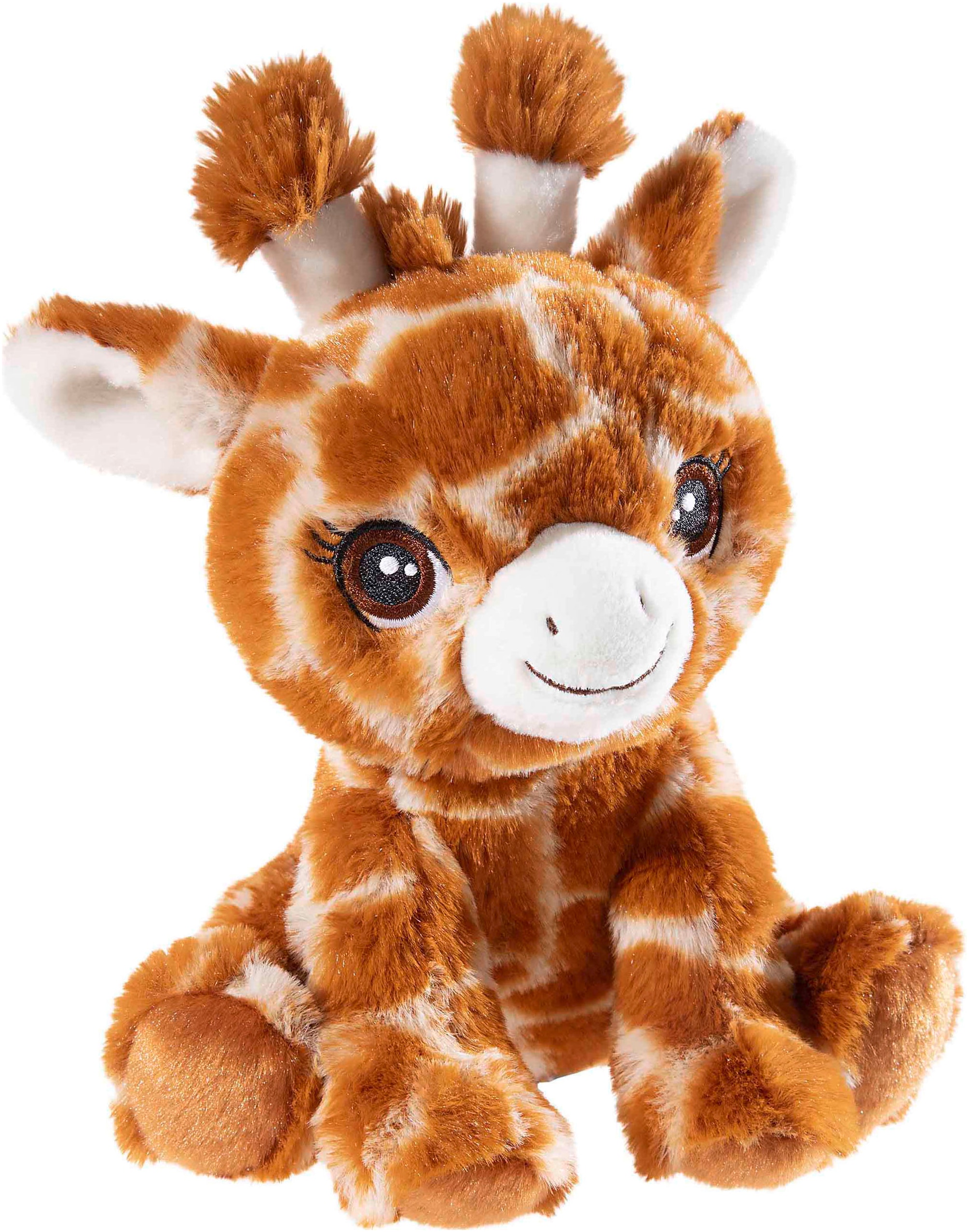 Heunec® Kuscheltier »Giraffe sitzend, 20 cm«, enthält recyceltes Material