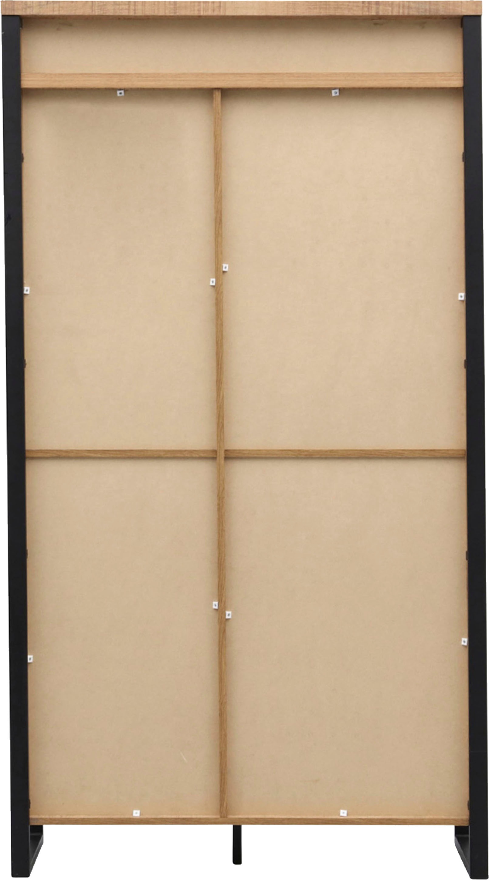 OMG Design Vitrine »Carriba Wohnzimmerschrank«, Höhe 190 cm, mit Soft-Close