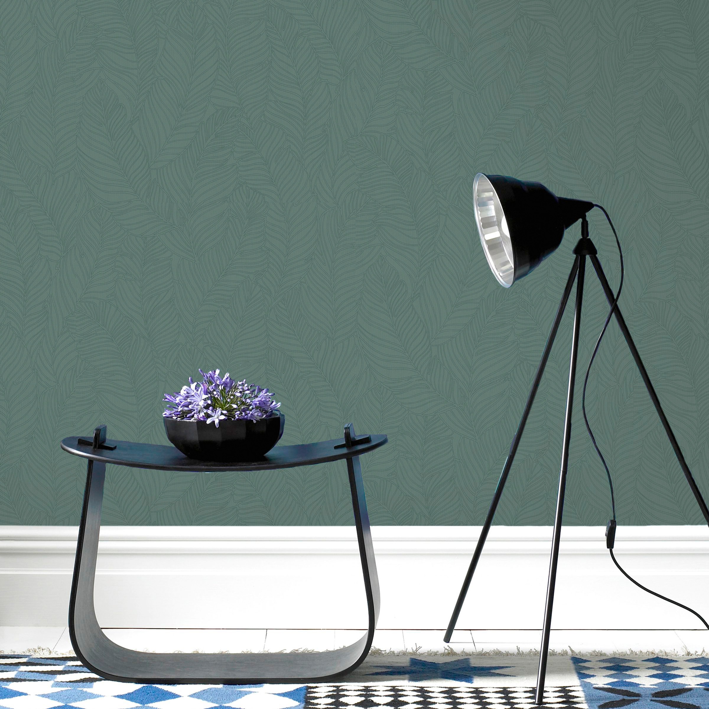 Superfresco Easy Vliestapete »Blad all over« geprägt Blätter grün 10 m x 0.52 m