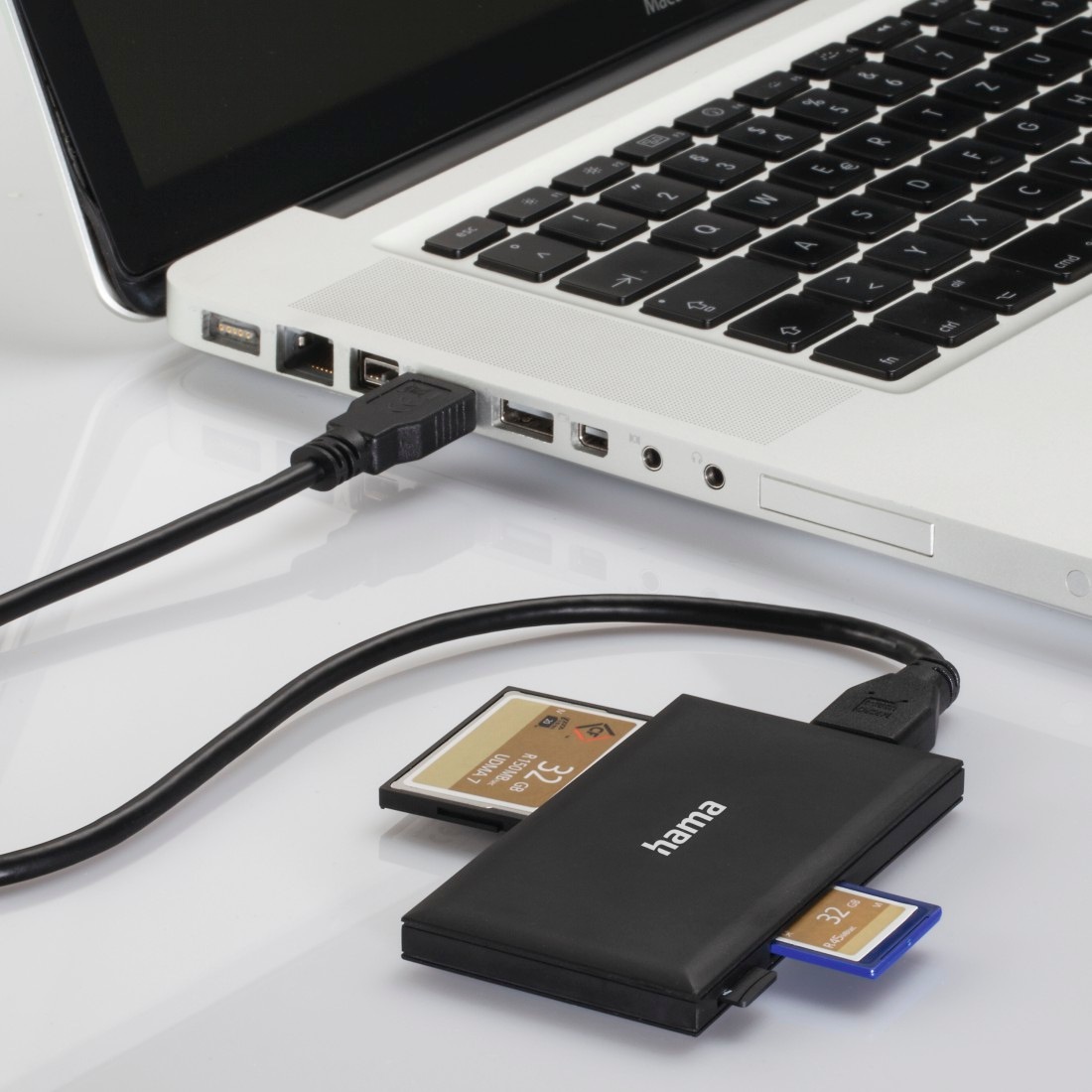 Hama Speicherkartenleser »USB-3.0-Multi-Kartenleser, SD/microSD/CF/MS«