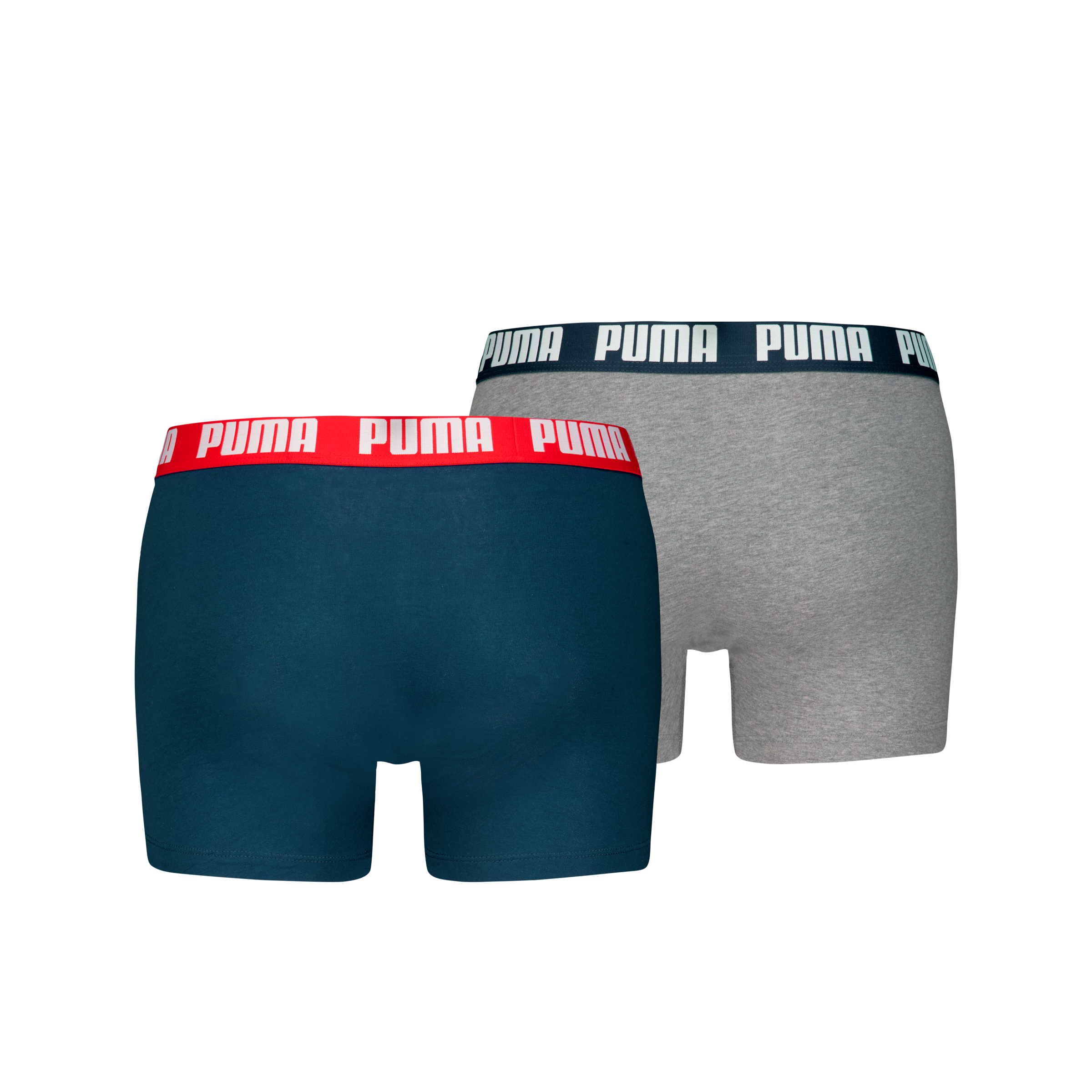 PUMA Boxershorts »PUMA MEN EVERYDAY BASIC BOXERS 2P«, (2er Pack), mit Logobund