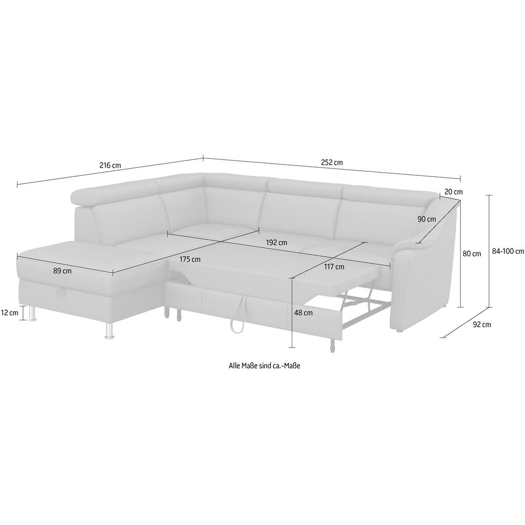 sit&more Ecksofa »Freetown«