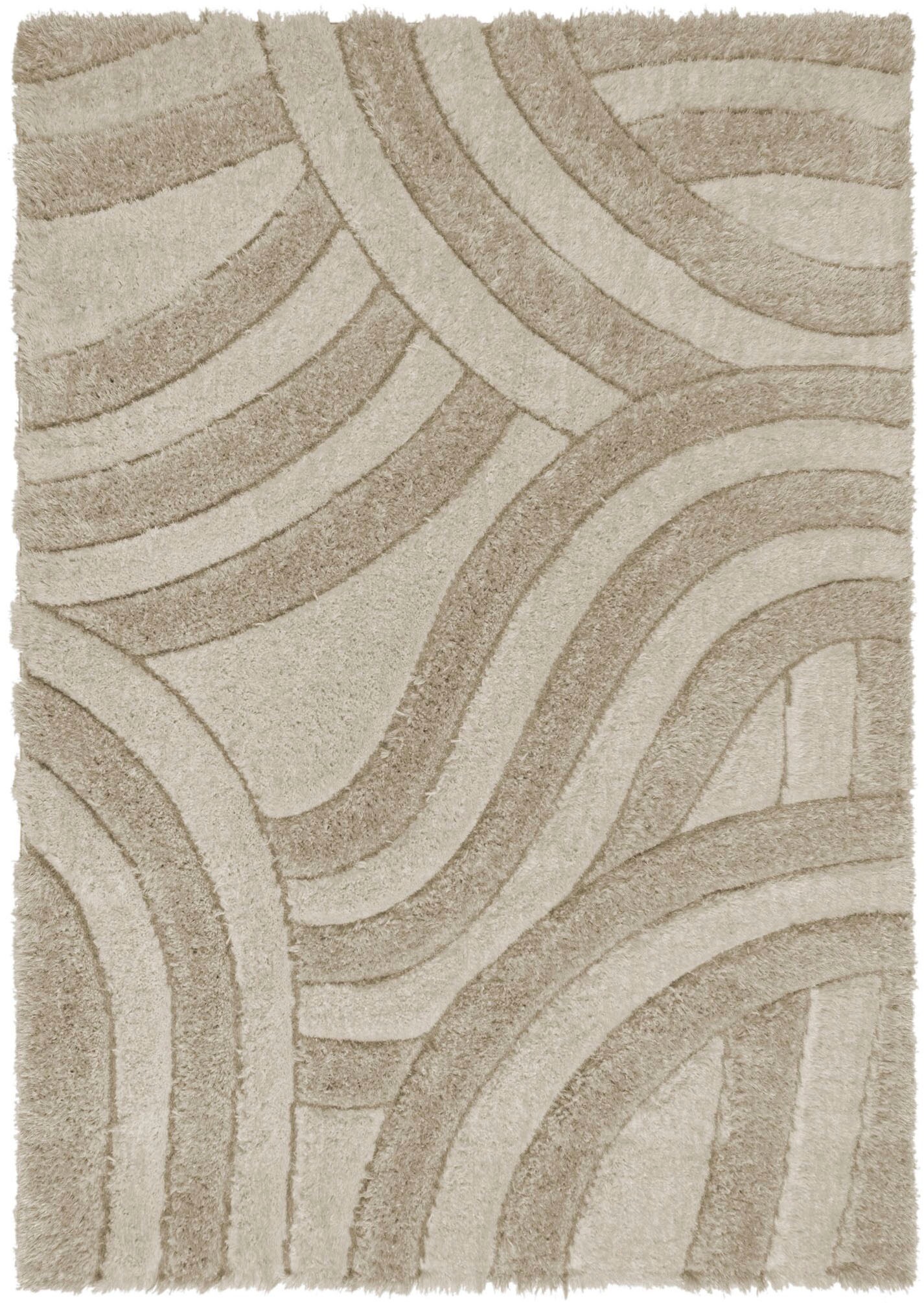 FLAIR RUGS Hochflor-Teppich »Velvet Shaggy«, rechteckig, 25 mm Höhe, Shaggy Teppich