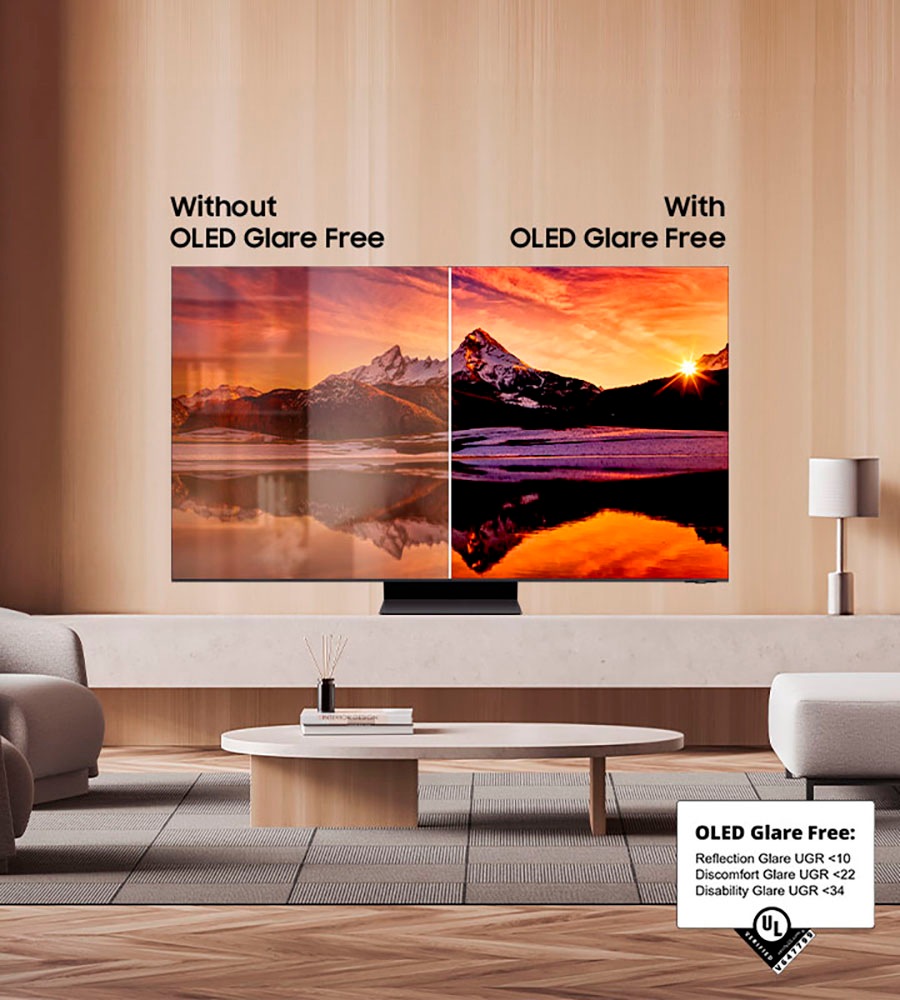 Samsung OLED-Fernseher »GQ55S95DAT«, 4K Ultra HD, Smart-TV, Neural Quantum 4K AI Gen2 Prozessor, Glare Free, bis zu 144Hz