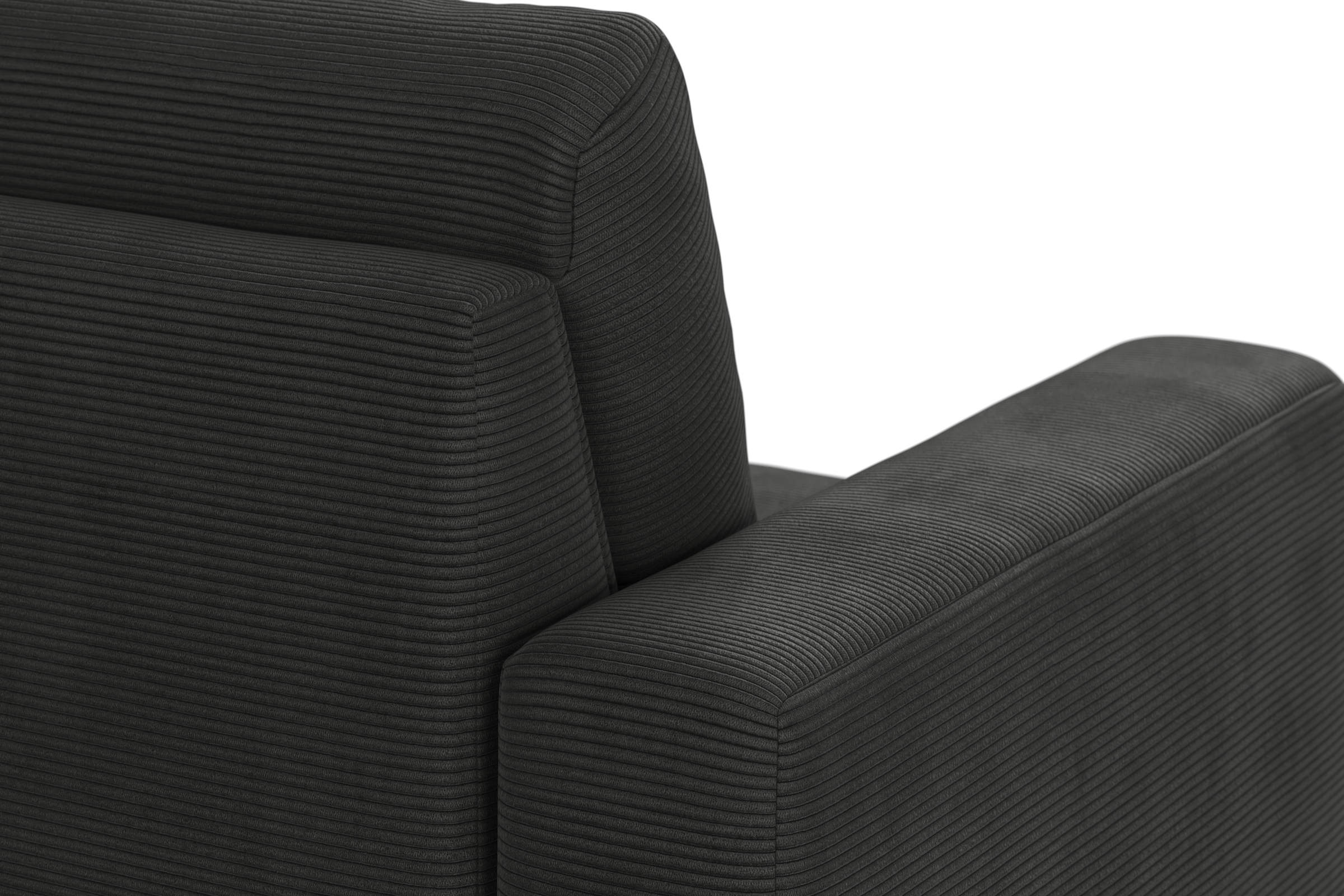 Home affaire Ecksofa »Summer L-Form«, mit Recamiere, mit oder ohne Bettfunktion und Bettkasten, Cord-Bezug