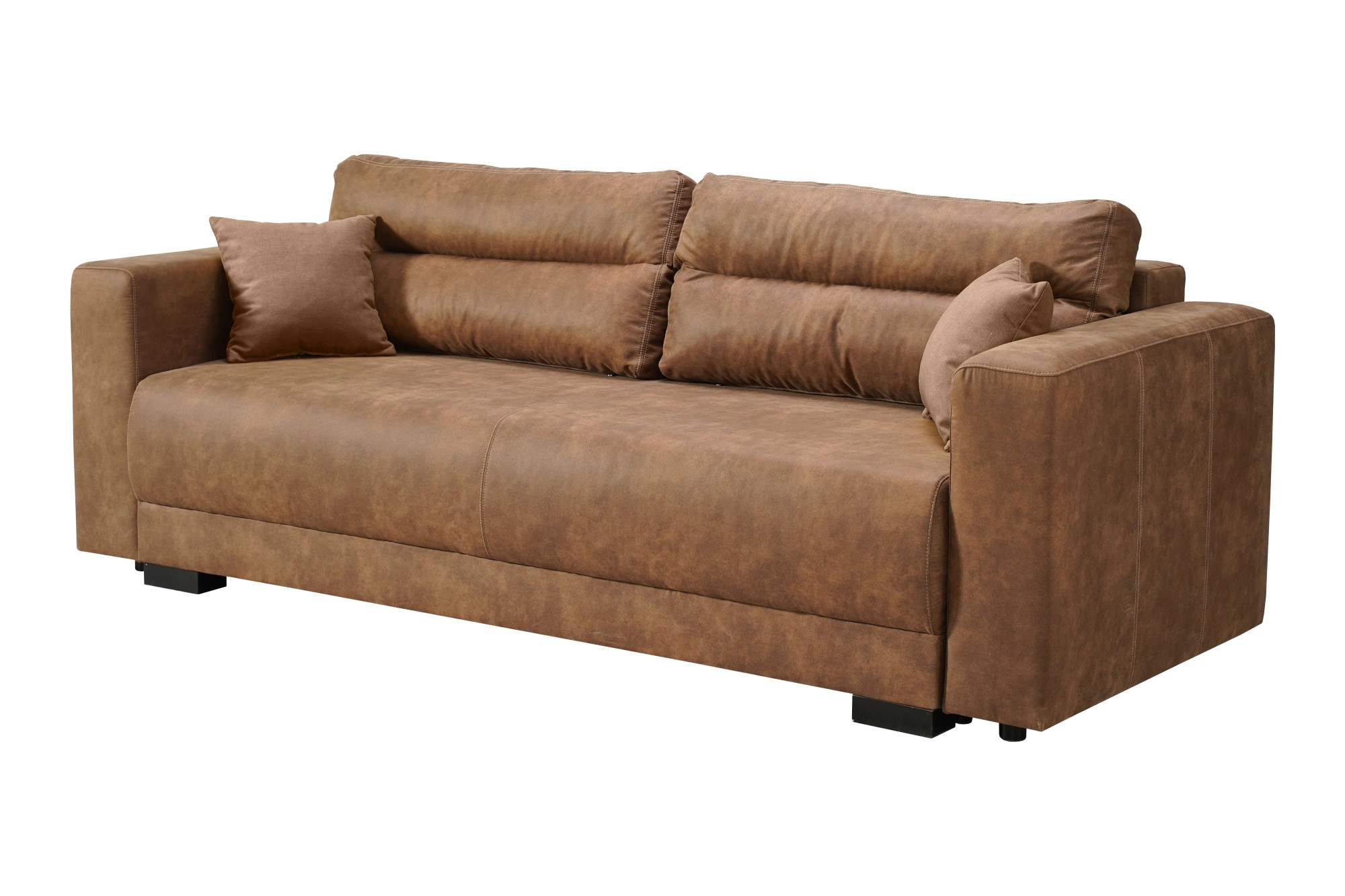 INOSIGN Schlafsofa »Witla, 237 cm, (Liegefläche 150/196 cm), mit Bettkasten«, inkl. loser Zier- und Rückenkissen und mit Federkernpolsterung