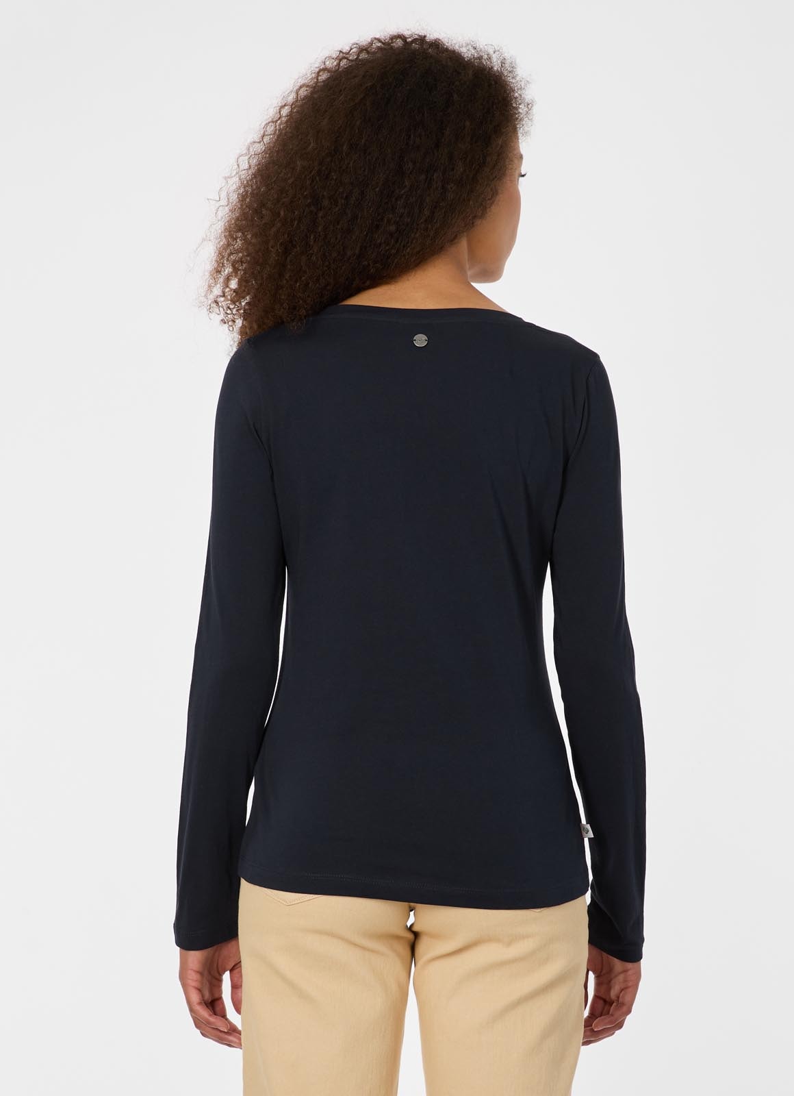 Ragwear Langarmshirt »FLLORAH LONG GOTS« Bestseller aus Single Jersey mit softem Finish und Knöpfen