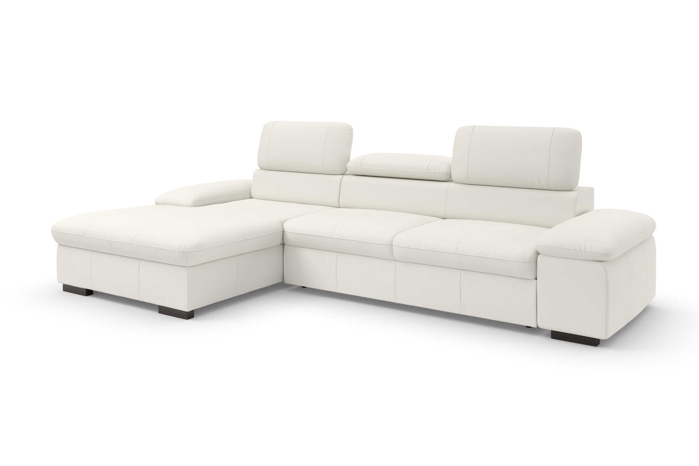 Home affaire Ecksofa »Alberto L-Form«, mit Kopfteilverstellung, wahlweise mit Bettfunktion