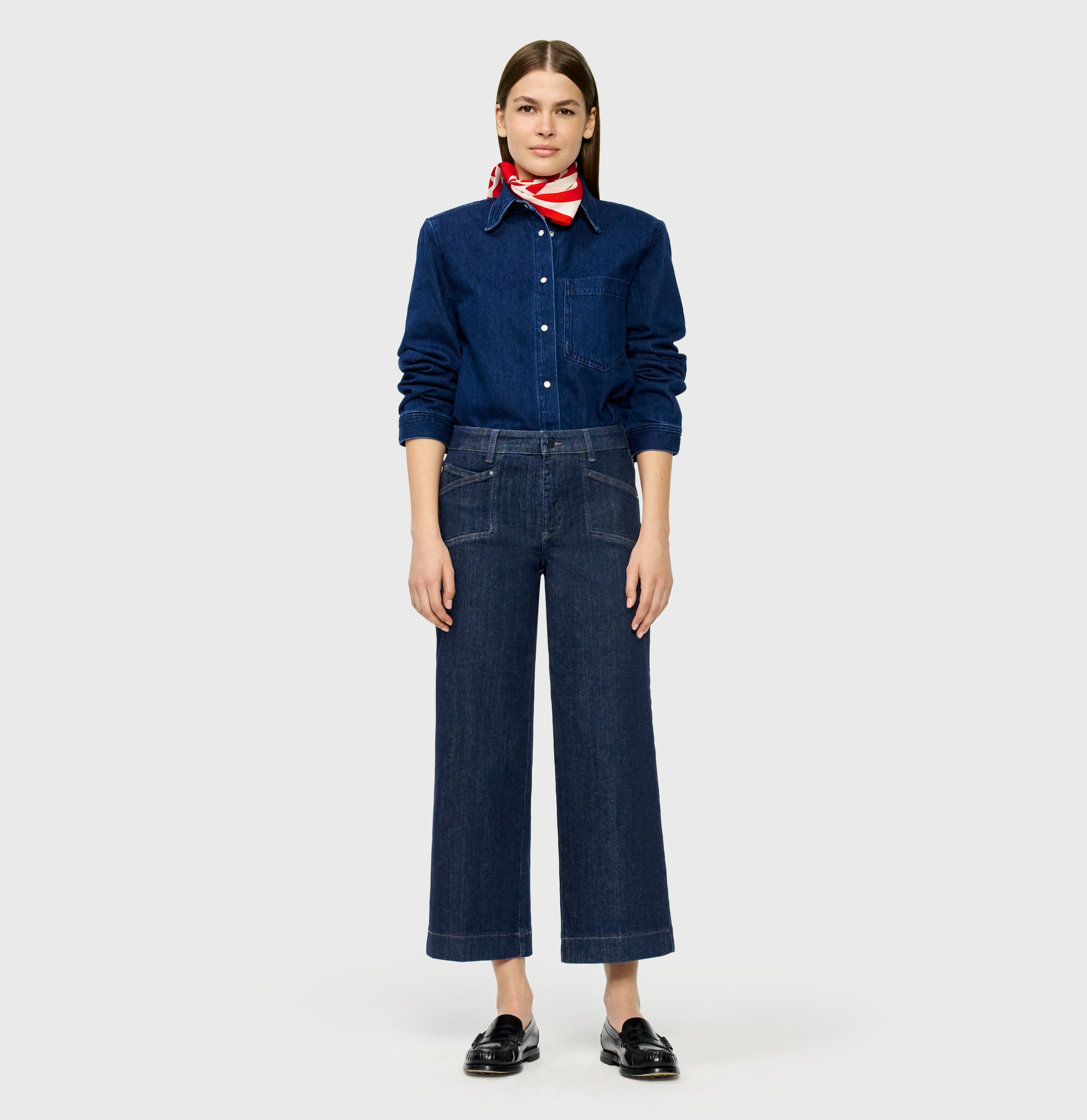 MAC 7/8-Jeans »Wide Fit, Culotte« Figurformender Shaping-Effekt