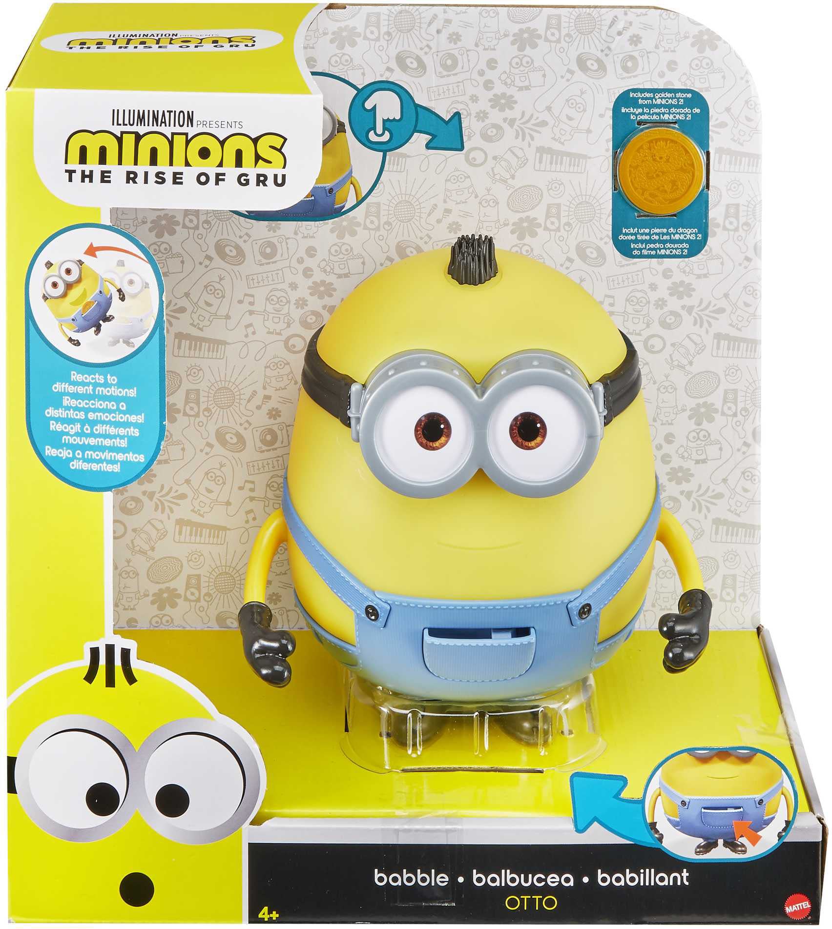 Mattel® Spielfigur »Minions, Babble Otto«, mit Soundeffekten