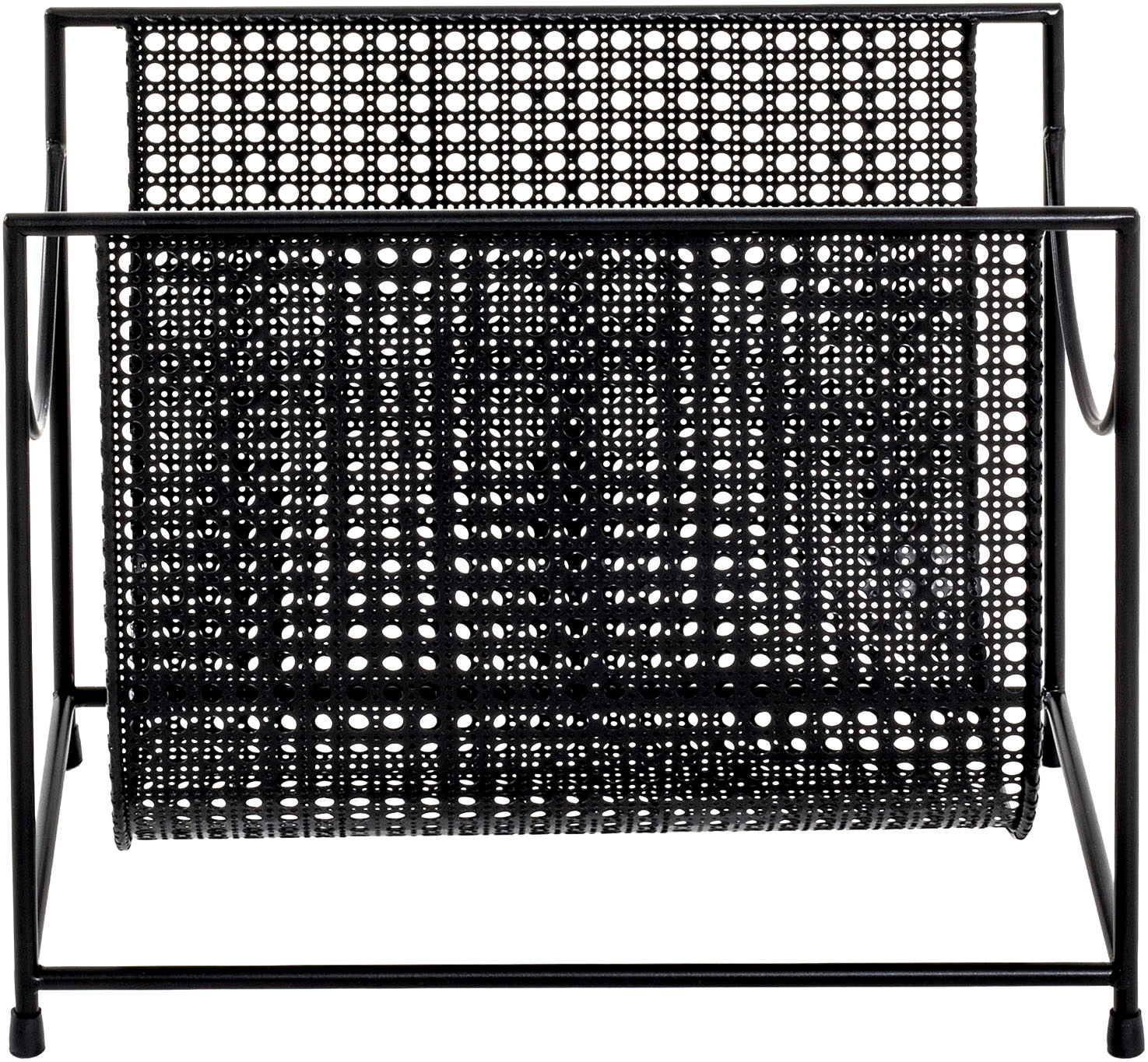 HAKU Zeitungsständer »Zeitschriftenhalter, Zeitschriftenständer« rechteckig - aus Metall 0 - B/T/H 37/22/30 cm