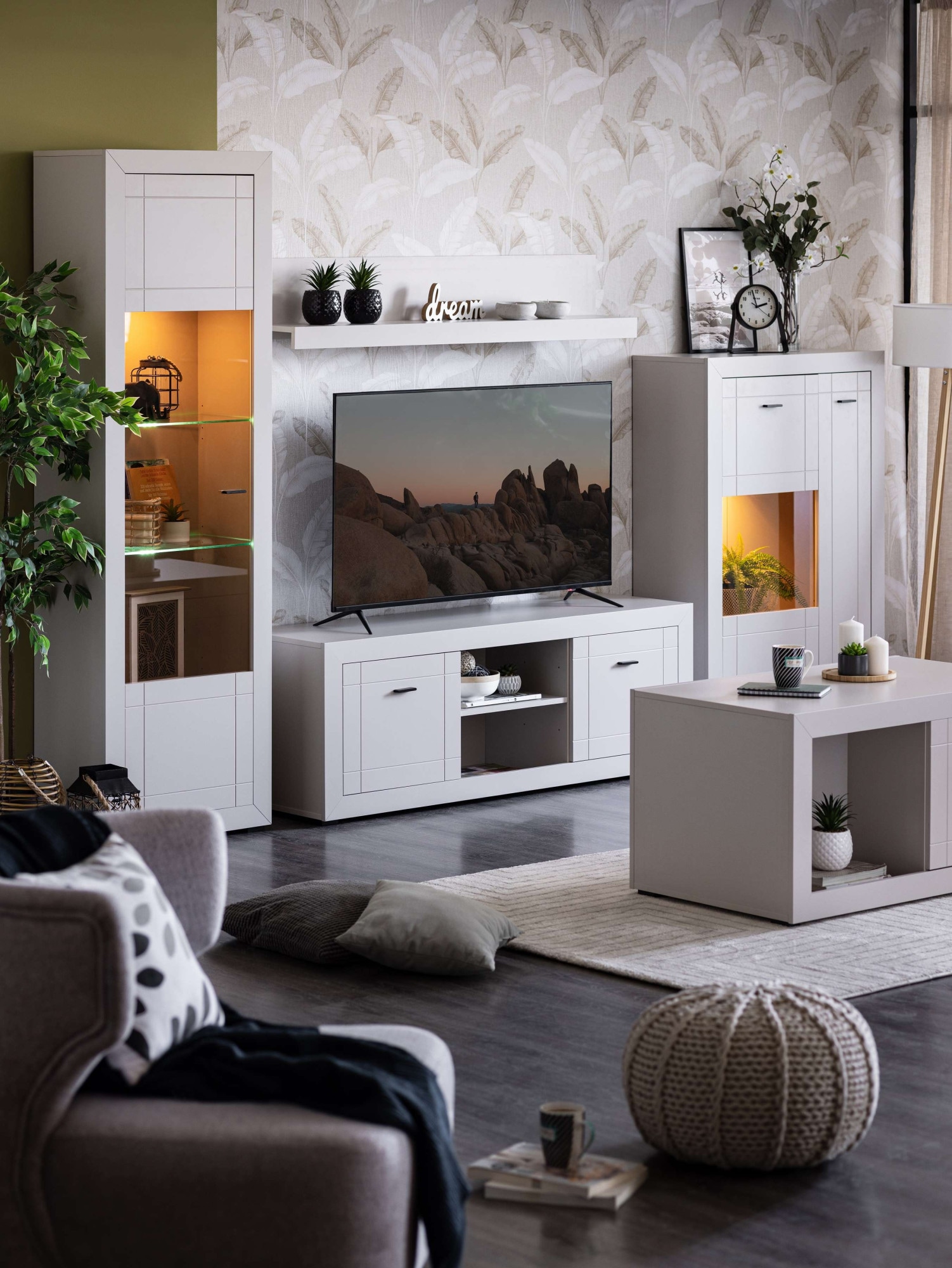 Home affaire Wandregal »Warwick, Schwebendes Regal, Wandkonsole, Wandboard« Ablageboden, Wandmontiert,  Gesamtbreite 137,5 cm, Heißfolienprägung