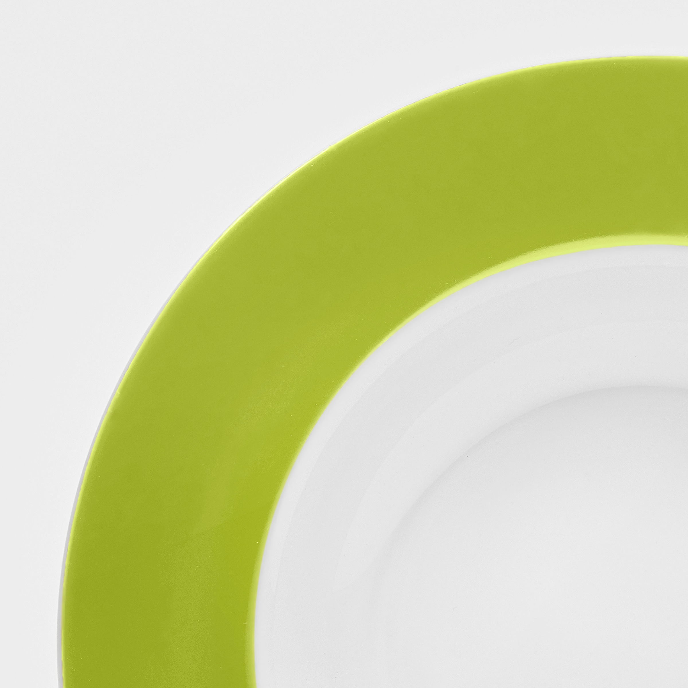 van Well Suppenteller »Vario«, (Set, 6 St., 6 Suppenteller Ø 21,5cm), Porzellan, spülmaschinen- und mikrowellengeeignet, Ø 21,5 cm