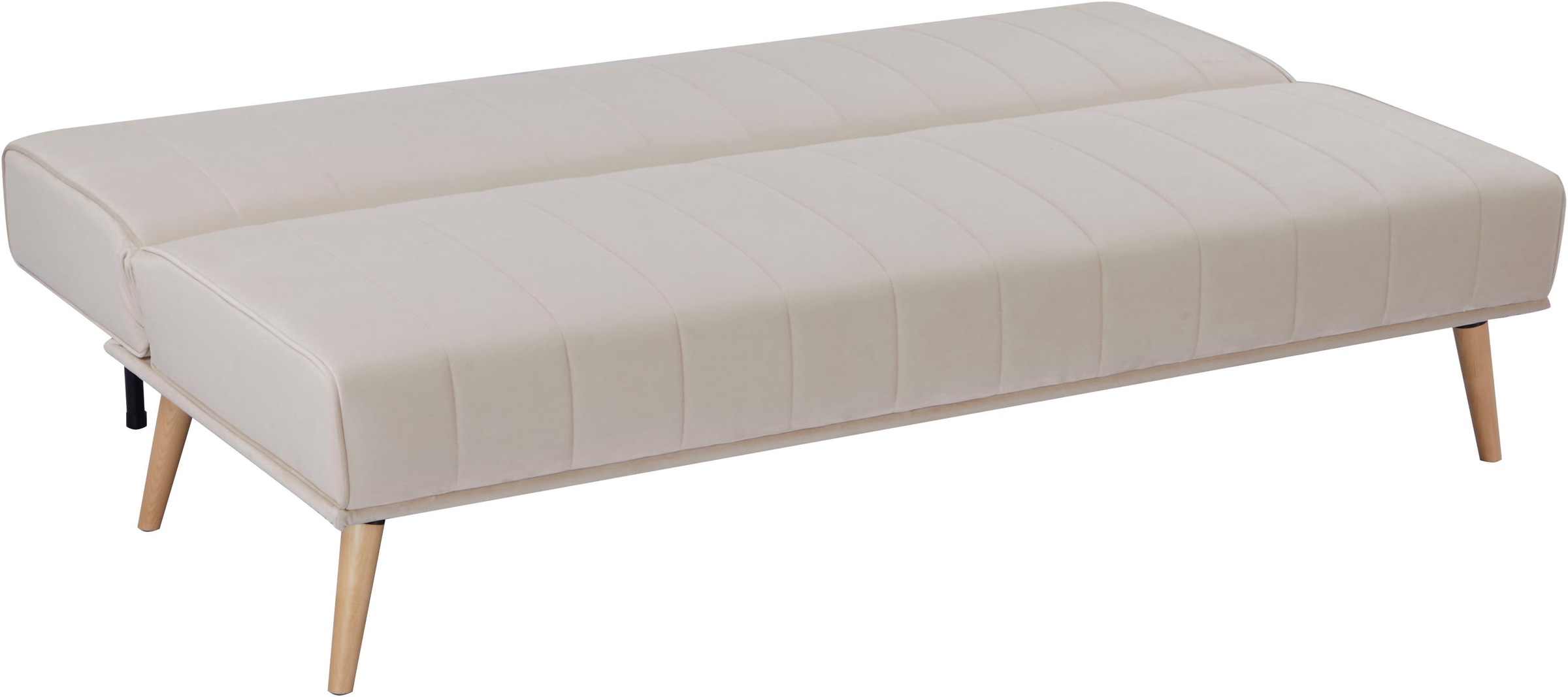 INOSIGN Schlafsofa »LUMINARA Gästesofa, Bettsofa, Couch mit Schlaffunktion, Loungesofa«, durch verstellbare Rückenlehne u. Bettfunktion, Webstoff-Bezug
