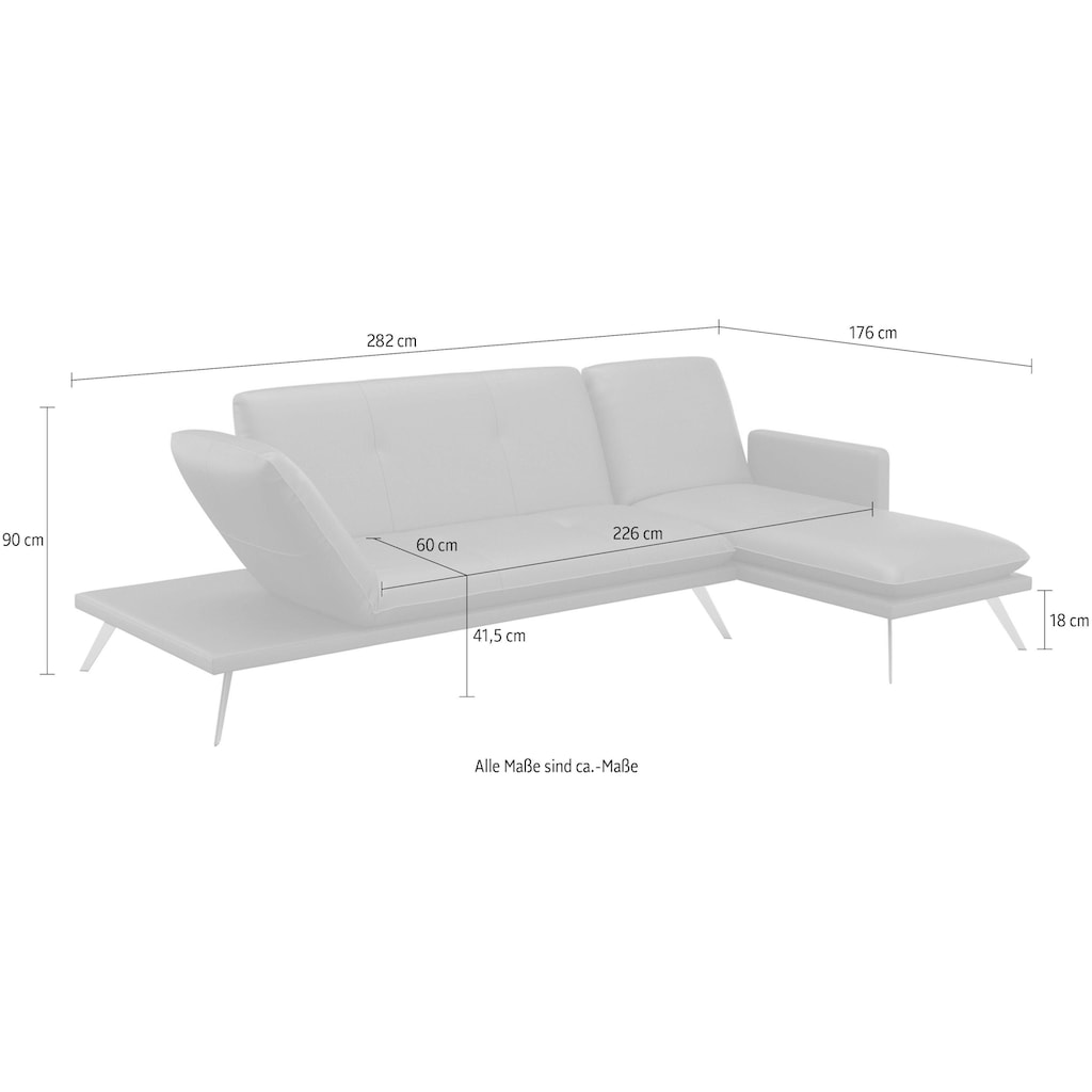 machalke® Ecksofa »wings«