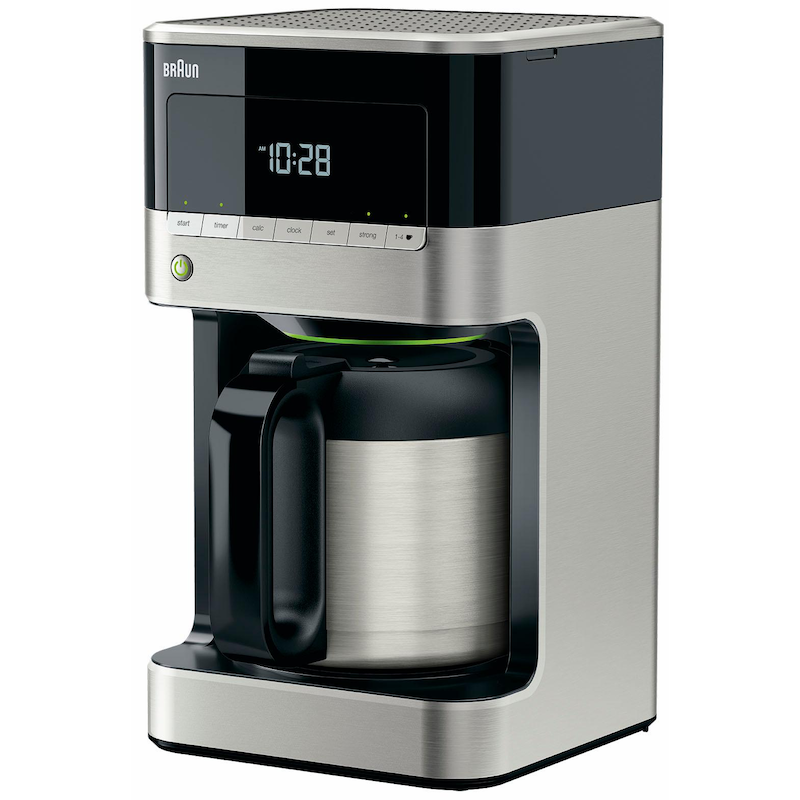 BRAUN Filterkaffeemaschine »PurAroma 7 KF 7125« Papierfilter 1x4 silberfarben/schwarz