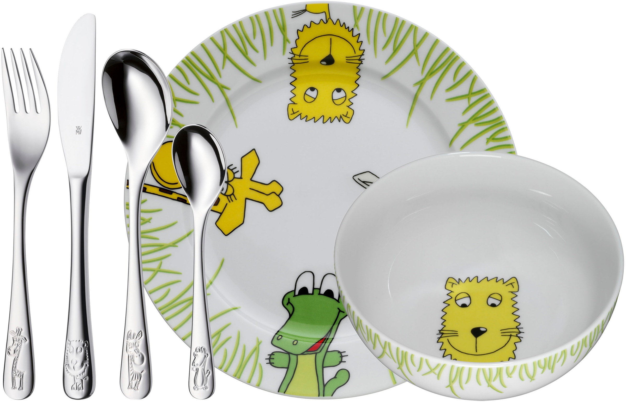WMF Kindergeschirr-Set »Safari«, (Set, 6 tlg.), ab 3 Jahren, spülmaschineng günstig online kaufen
