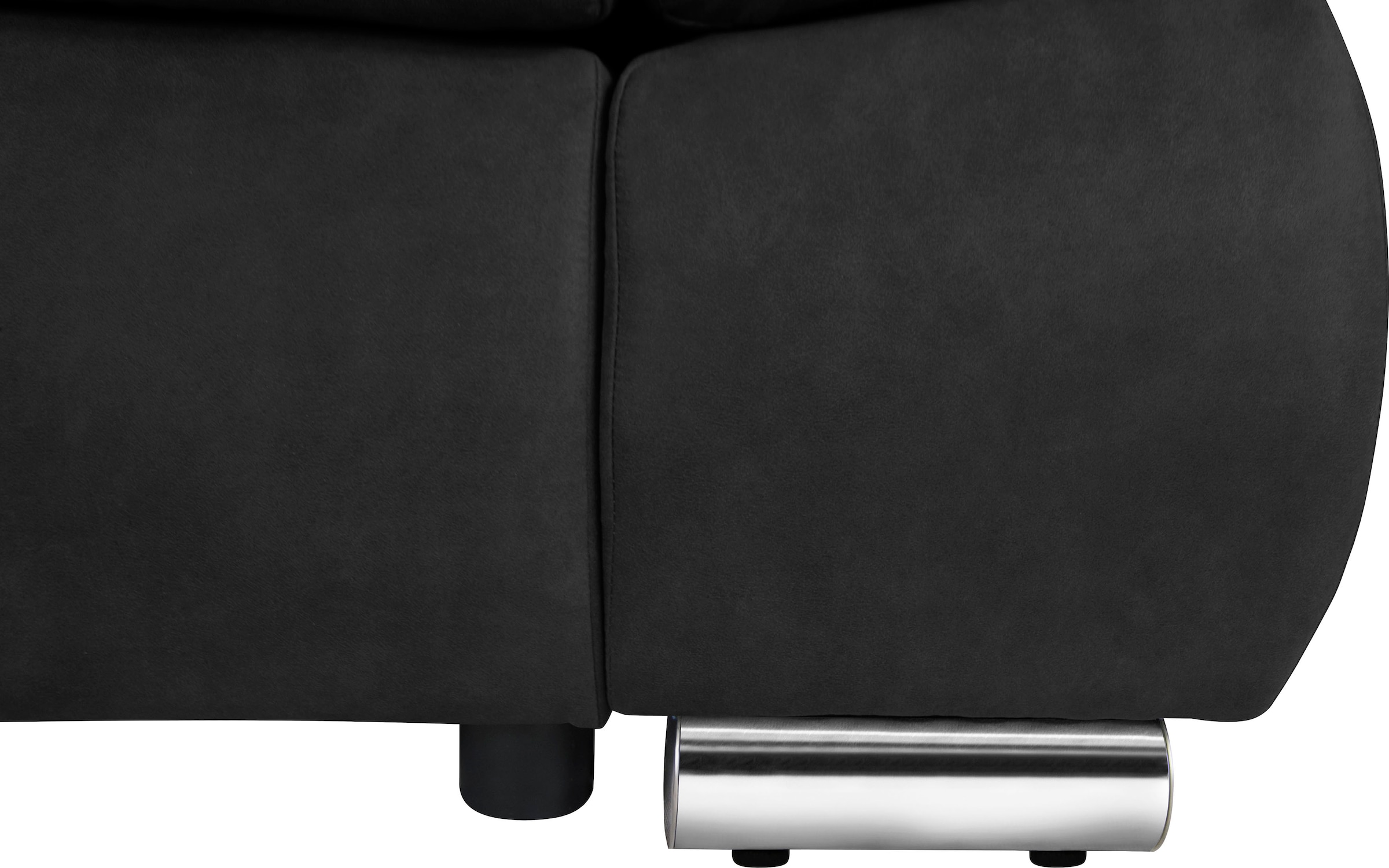 Home affaire Ecksofa »Acra L-Form«, mit Bettfunktion und Bettkasten, in Mattenoptik