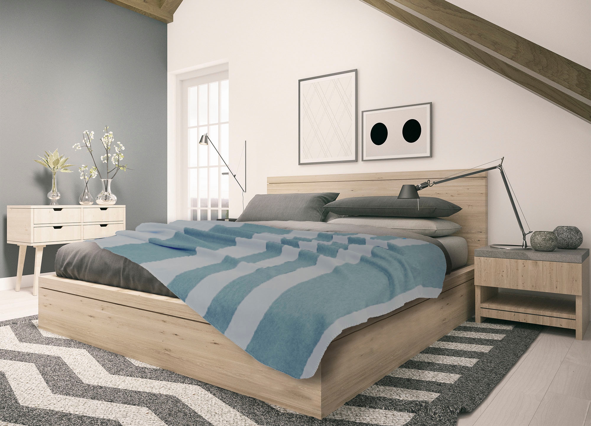 SETEX Wohndecke »Kuscheldecke«, mit Streifen, Kuscheldecke