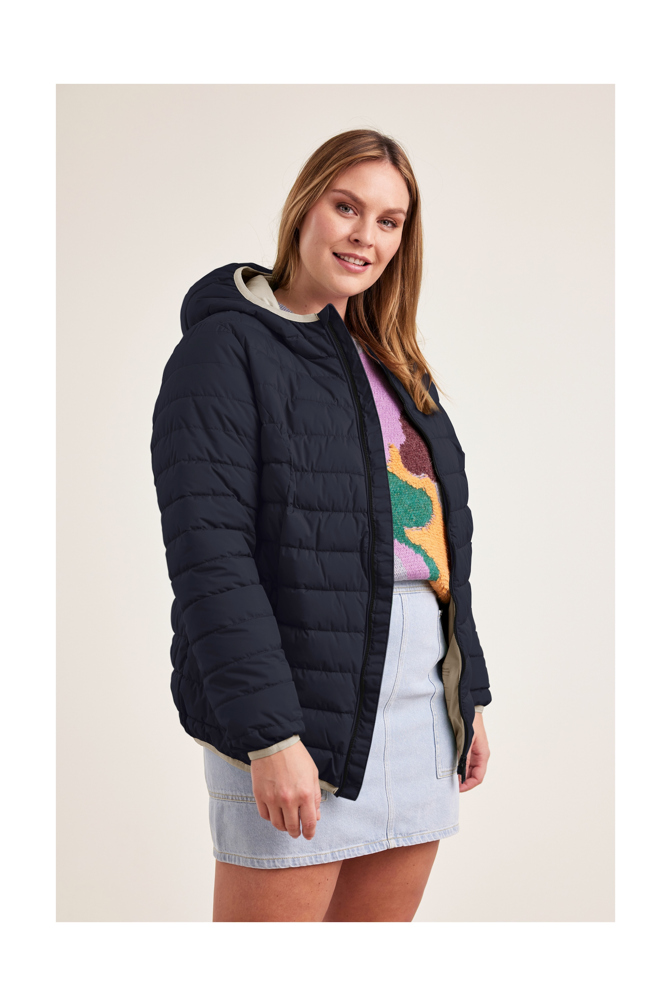 STOY Steppjacke »STS 3 WMN QLTD JCKT«, atmungsaktive, wasserabweisende Damen Steppjacke in großen Größen