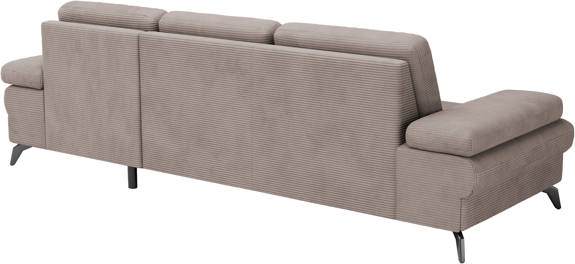 sit&more Ecksofa »Morris Jubi L-Form«, inkl. Armteilfunktion und 1 Zierkissen, wahlweise mit Bettfunktion