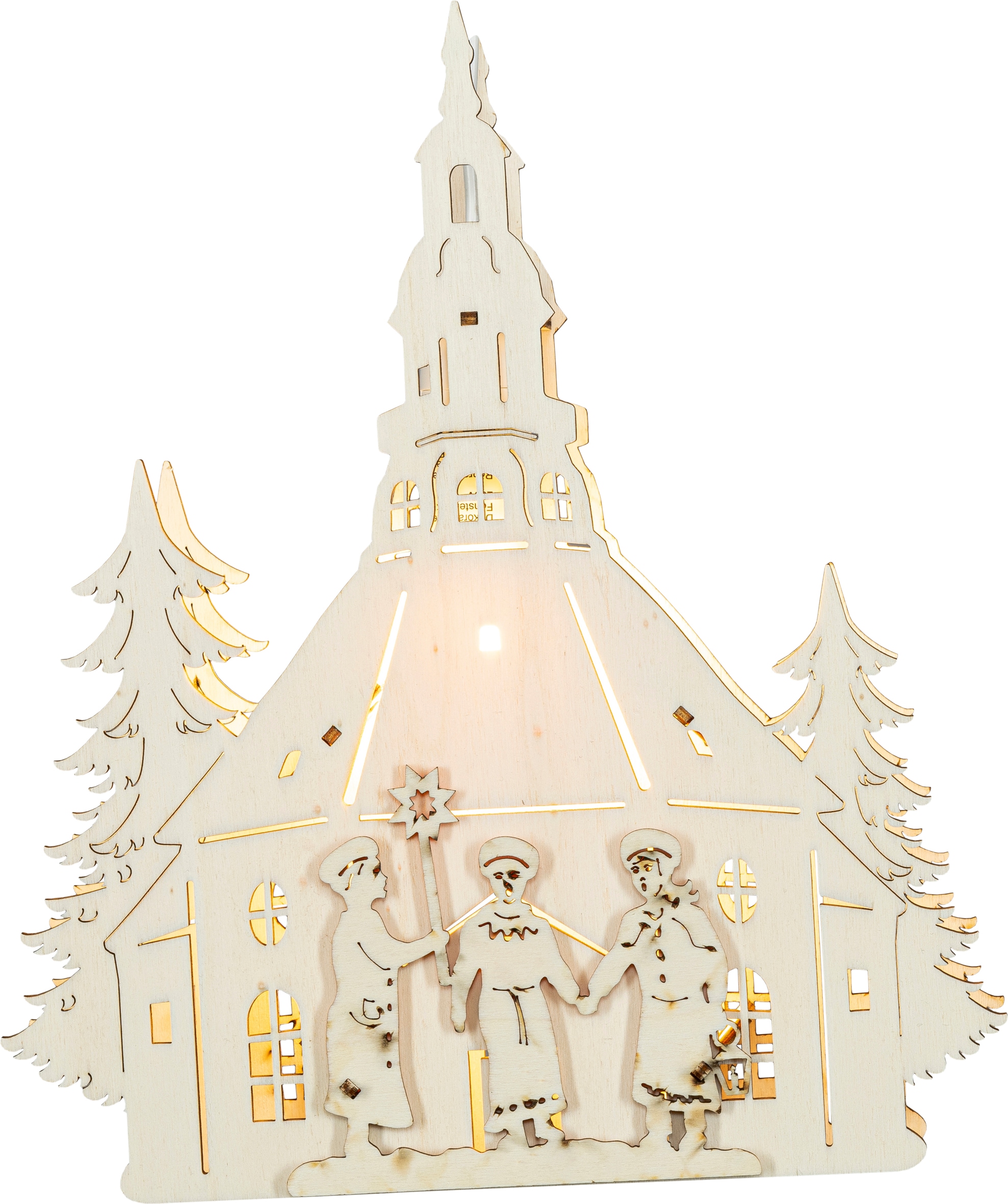 SAICO Original LED Fensterbild »Seiffener Kirche, inkl. LED-Leuchtmittel, w günstig online kaufen