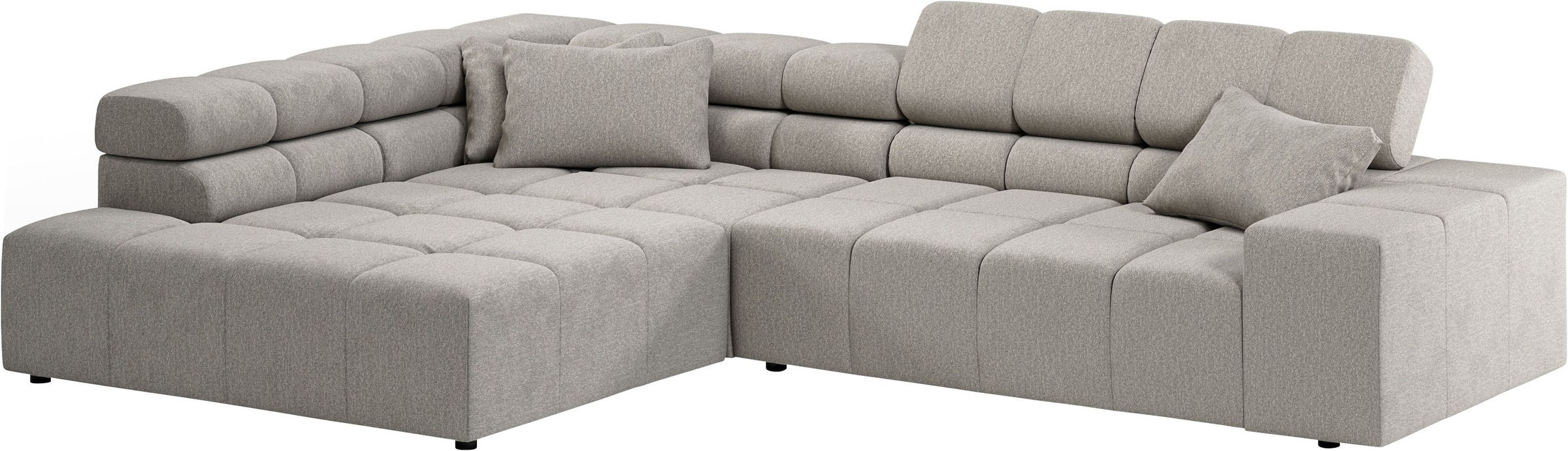 INOSIGN Ecksofa »Ancona incl. Kopfteilverstellung, OTTOs Choice, Breite 319cm, L-Form«, wahlweise motorische Sitztiefenverstellung, auch in Cord + Easy Care
