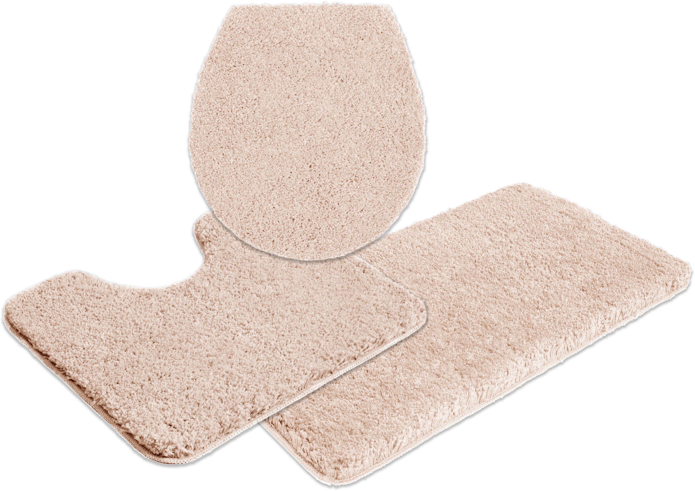 my home Badematte »Sanremo, Badvorleger, Badezimmer Teppich, sehr weich«, r günstig online kaufen