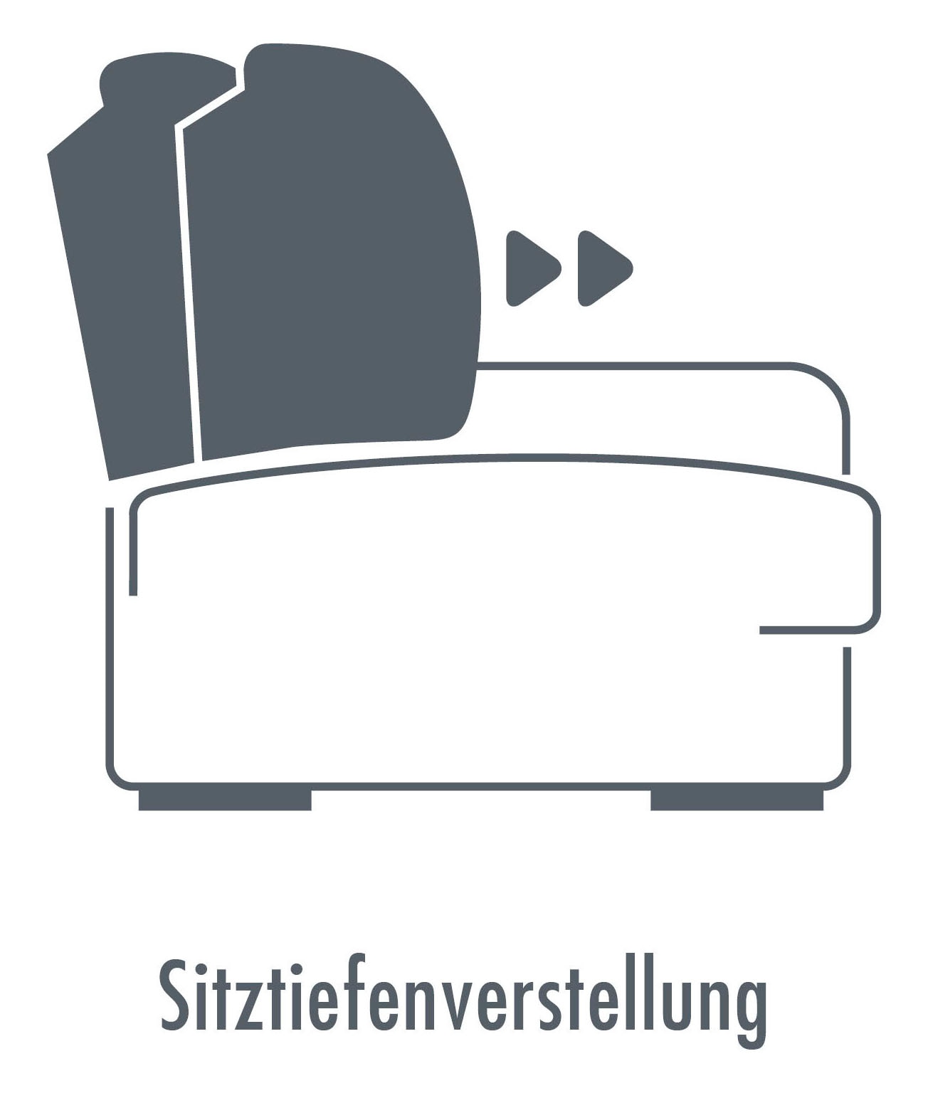 Die PlanBar Ecksofa »MP-IN17041 L-Form« mit Sitztiefenverstellung, optional Kopfteilverstellung & Bettfunktion