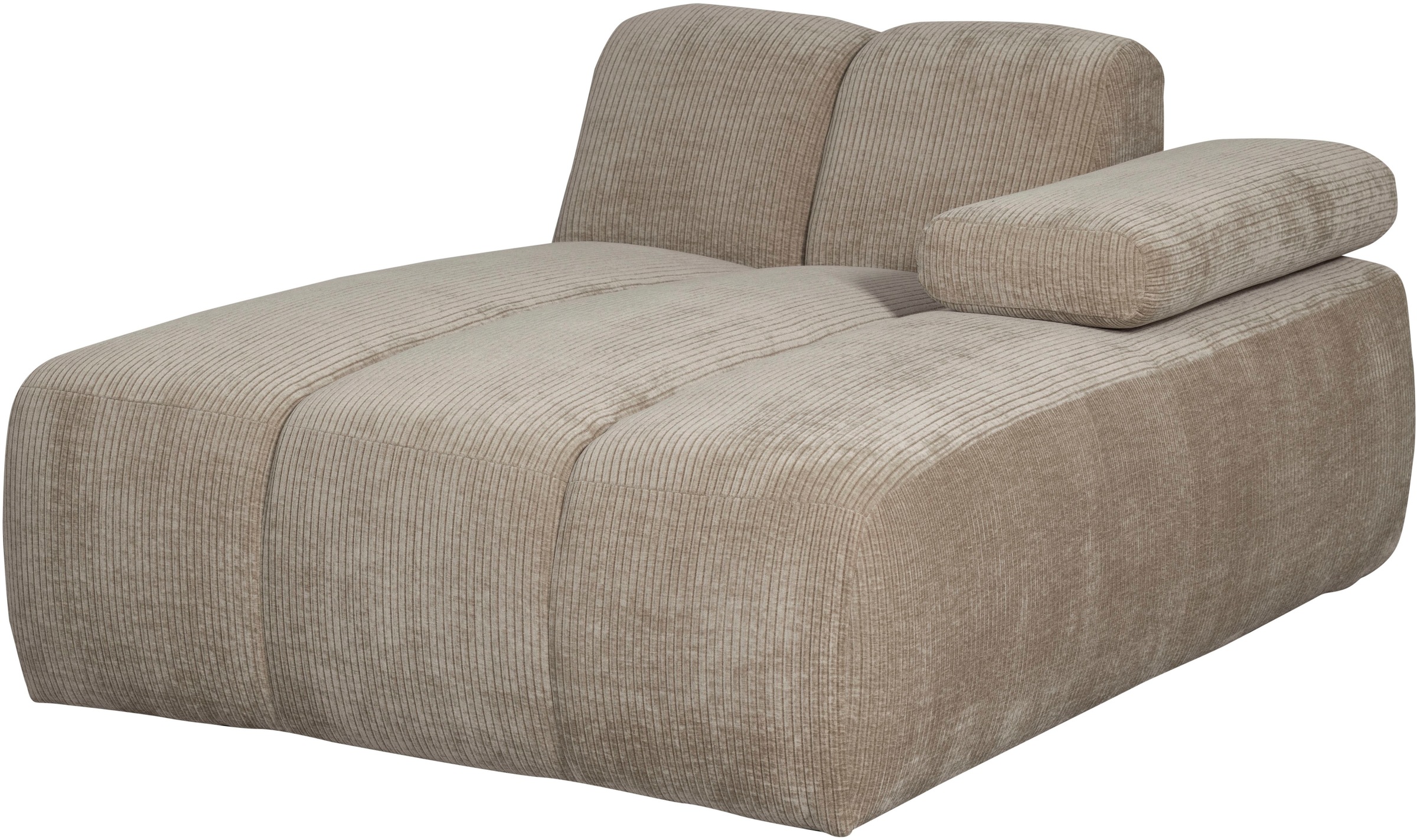 WOOOD Sofaelement »Mojo Bouclé-Bezug mit verstellbarer Armlehne B 124 x D 97 x H 74 cm« Maximale Verschleißfestigkeit, Tragkraft 120 kg, montiert geliefert