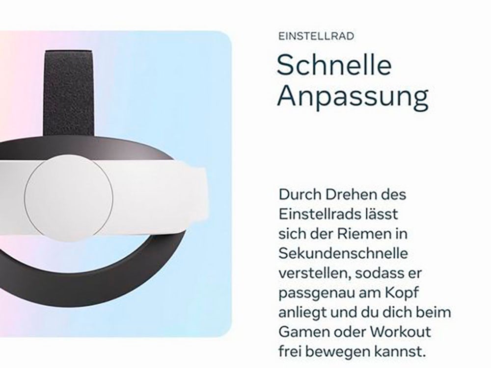 Meta Virtual-Reality-Brille »Quest 3 128 GB + Elite-Riemen (Elite Strap)«