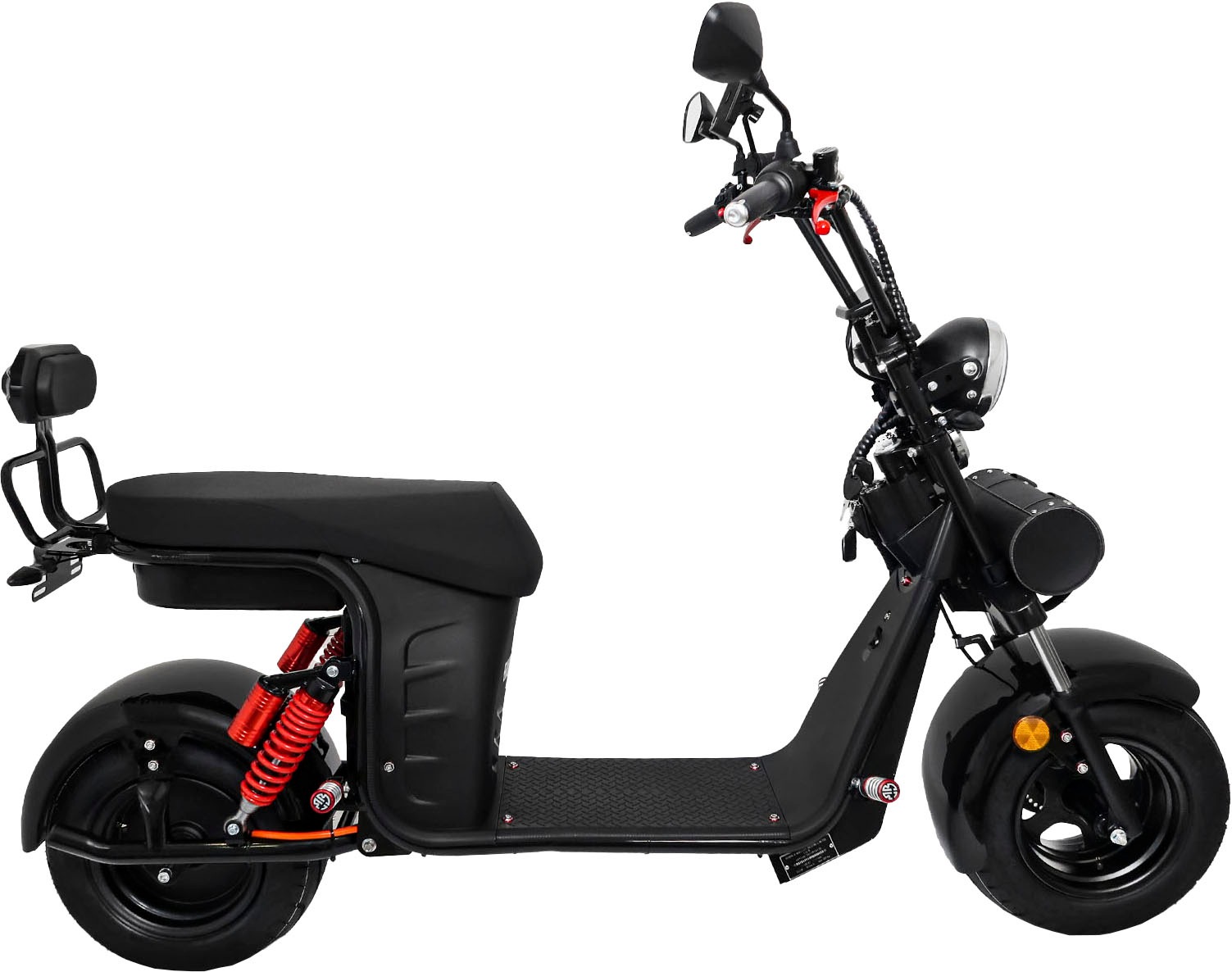 Rolektro E-Motorroller »E-Chopper 45, 60V-25,6Ah Lithium-Akku, 3000 Watt«, bis zu 54 km Reichweite, mit USB-Anschluss und integr. Alarmanlage