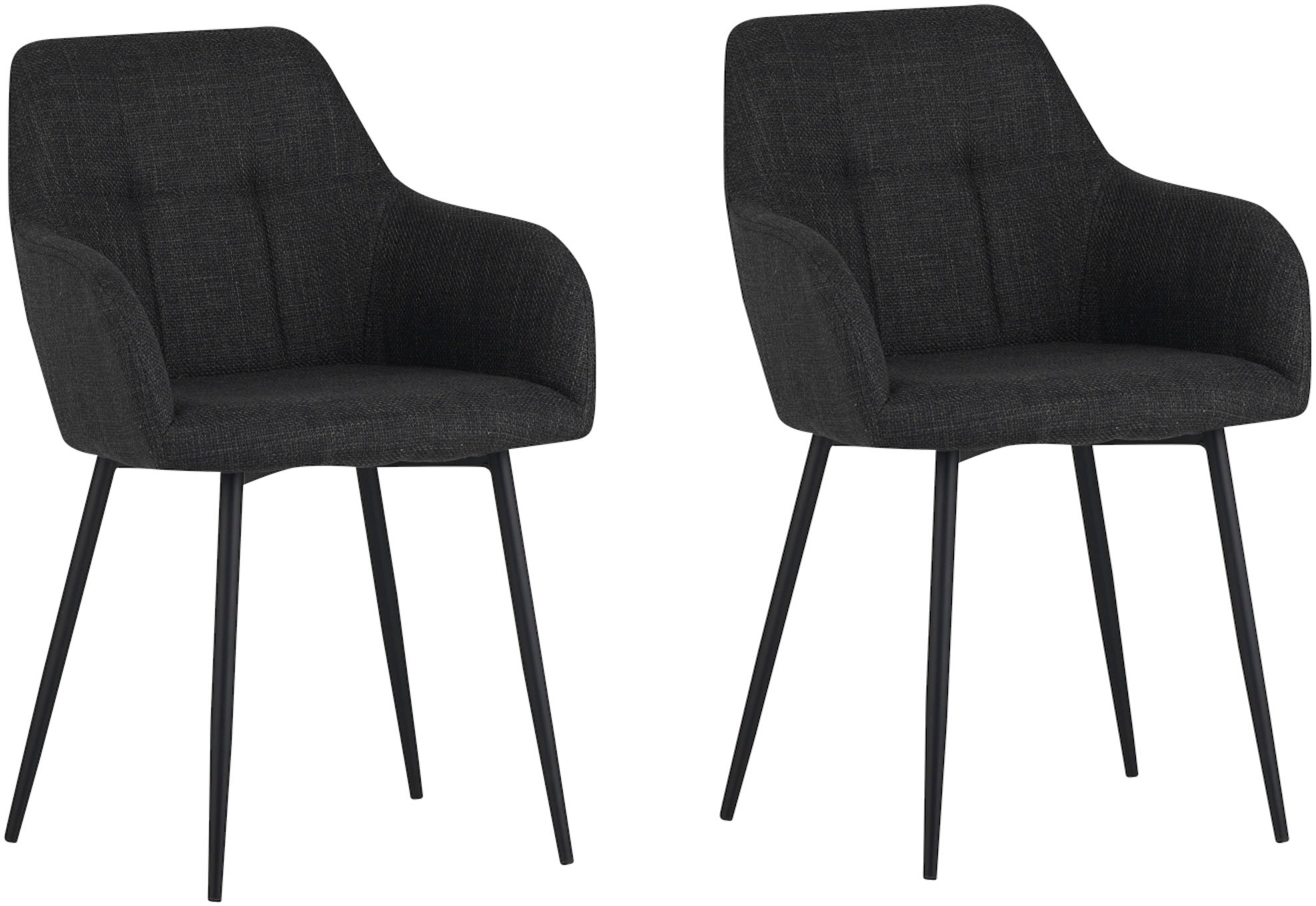 HELA Esszimmerstuhl »HANNA«, (Set), 2 St., Microfaser-Webstoff, Schalenstuh günstig online kaufen