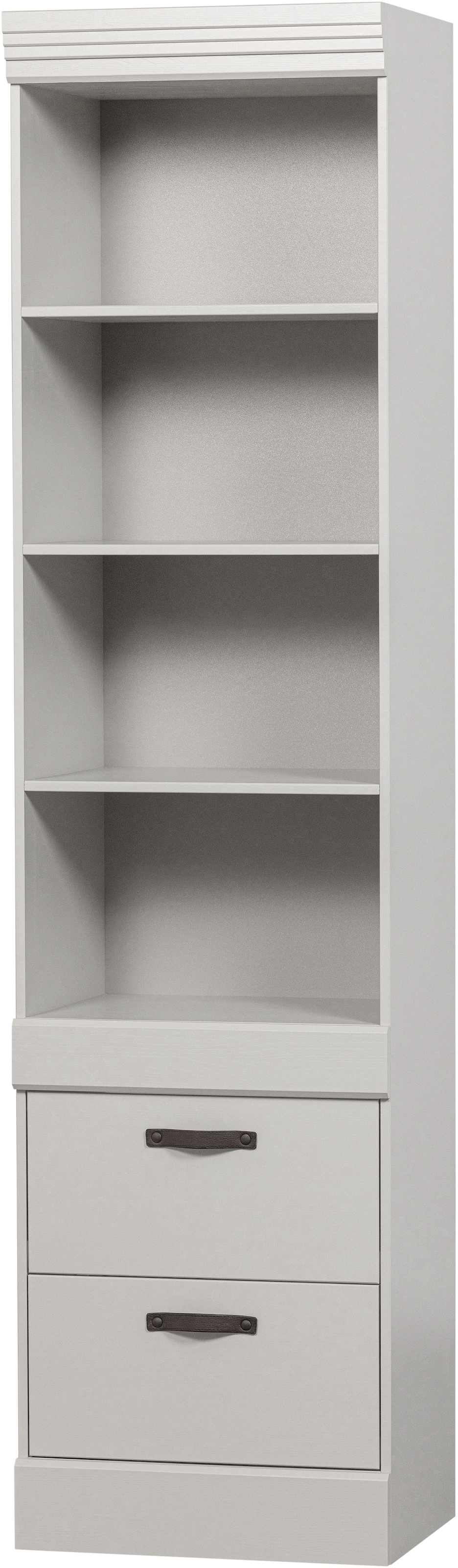 WOOOD Stauraumregal »Bold mit FSC® Massivkiefer mit Schutzlack B 54 x T 43 x H 215 cm« Wasserbasierter Schutzlack, einfach zu montieren, sichtbare Maserung