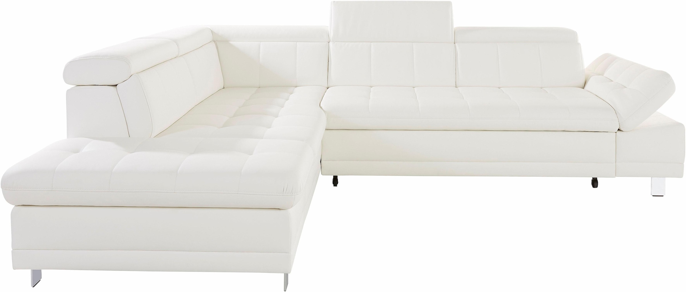 sit&more Ecksofa »Limit L-Form«, wahlweise mit Bettfunktion und Bettkasten
