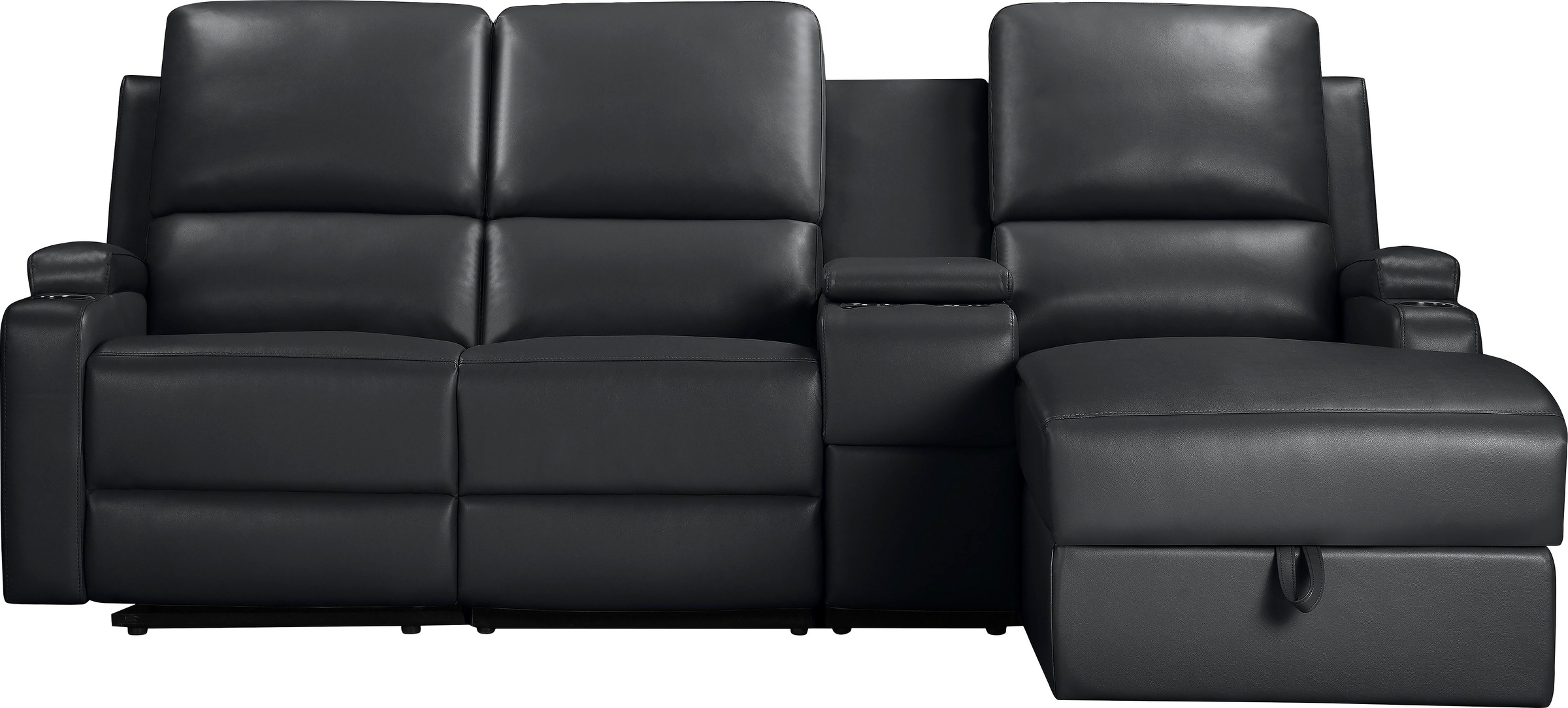 Home affaire Ecksofa »NAPORI Multimediasofa, 3er Kinosessel XXL, L-Form, 3 günstig online kaufen