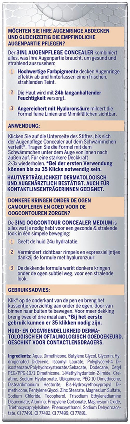 Nivea Concealer »CELLULAR 3in1 Augenpflege Concealer«