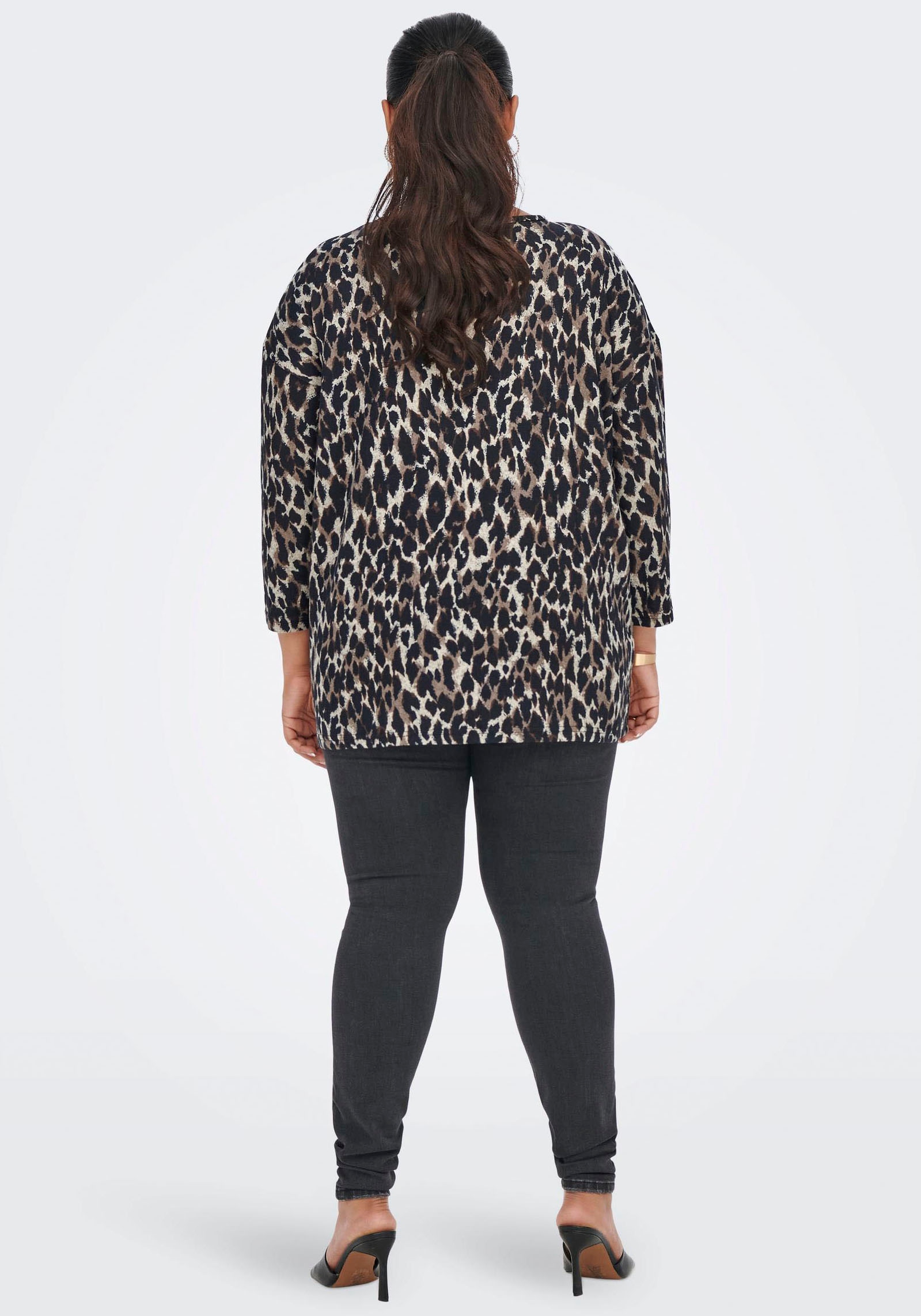 ONLY CARMAKOMA 3/4-Arm-Shirt »CARALBA 3/4 TOP«