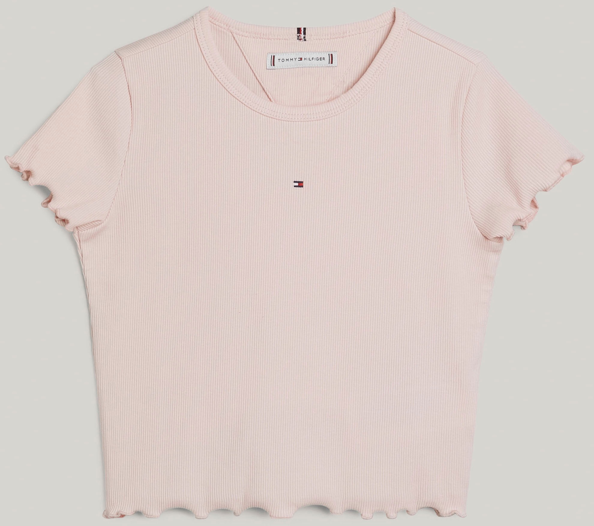 Tommy Hilfiger T-Shirt »ESSENTIAL RIB TOP S/S«, Kinder bis 16 Jahre