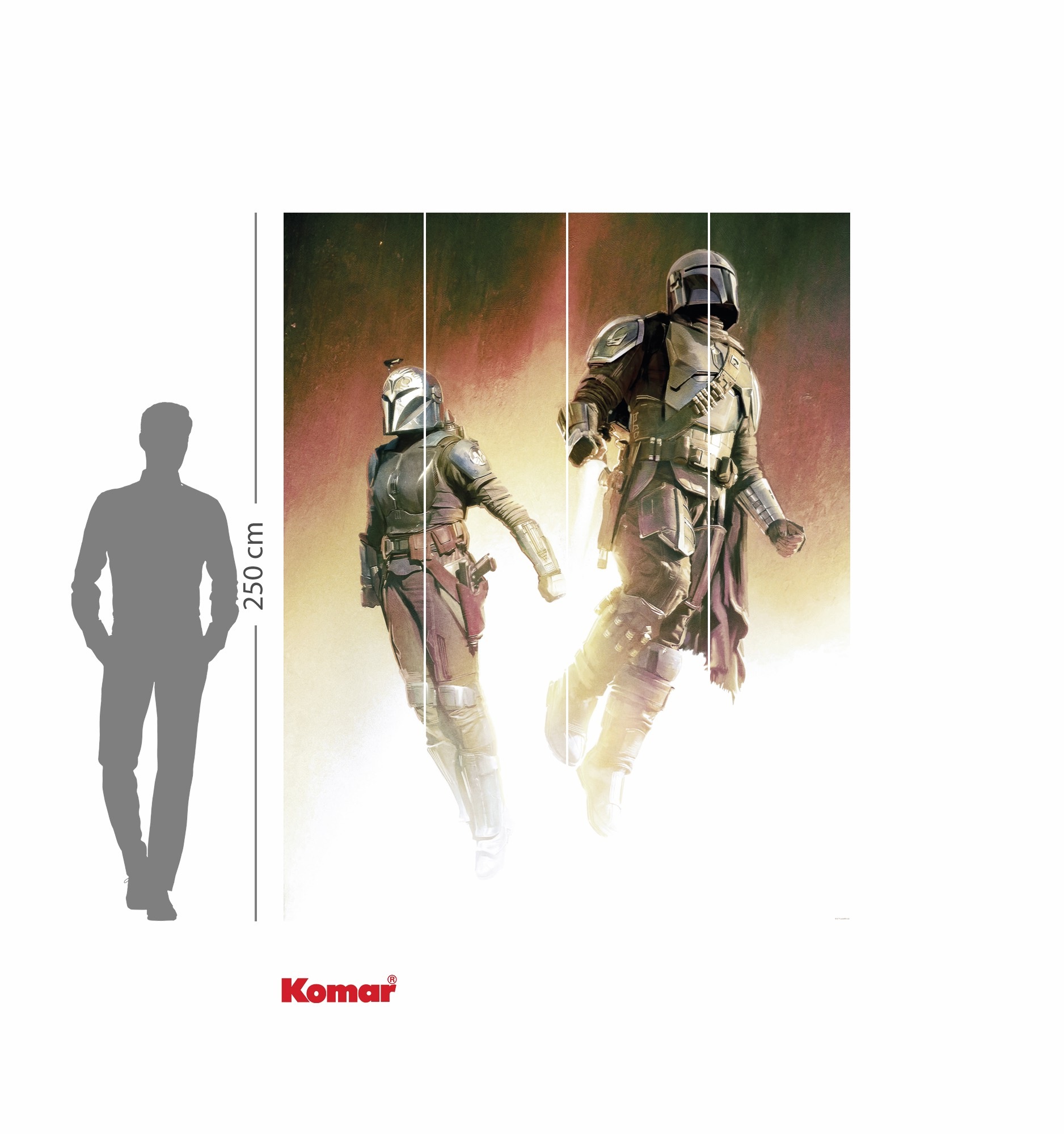 Komar Kindertapete »Star Wars The Mandalorian Flight«, bedruckt