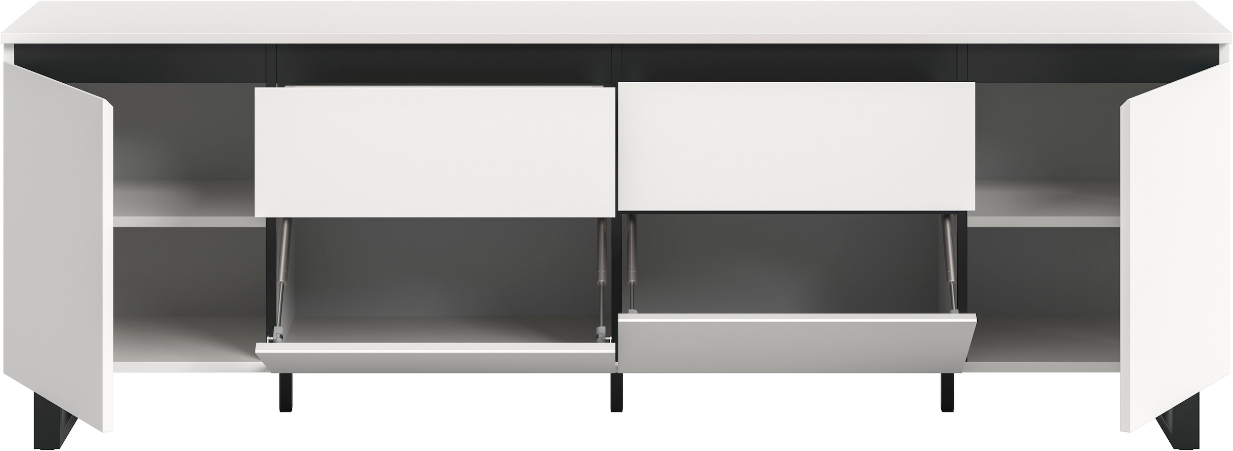 INOSIGN Lowboard »TOMA, 188cm breit, Metall-Kufen-Fuß, 2 Türen, 2 Schubkästen,2 Klappen«, TV-Lowboard, Mediaschrank, Mediaboard, TV-Schrank, Schrank, Board