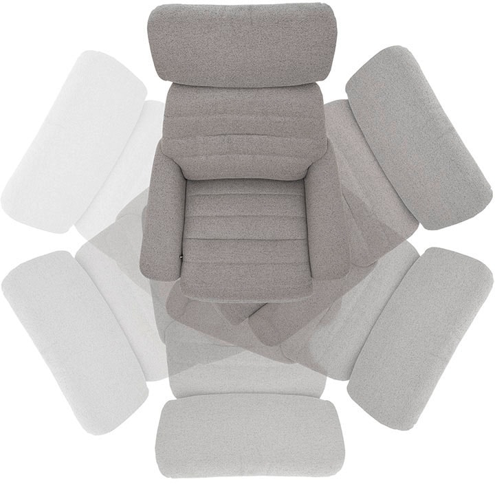 MCA furniture Relaxsessel »ULLA Relaxer«, (2 St.), 360° drehbar