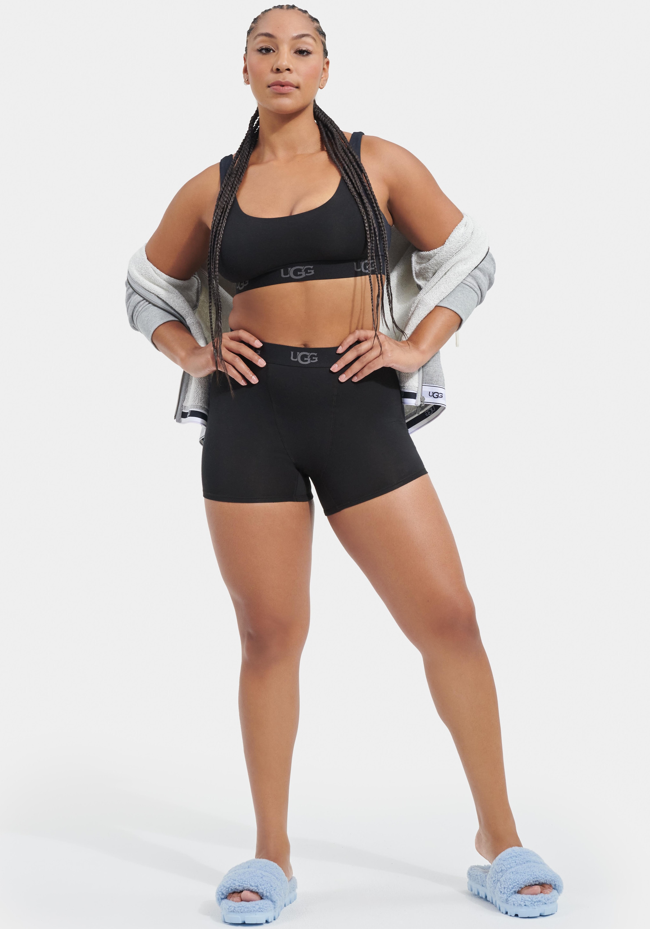 UGG Boxershorts »Alexiah Boy Short«, mit elastischem Logo-Bund