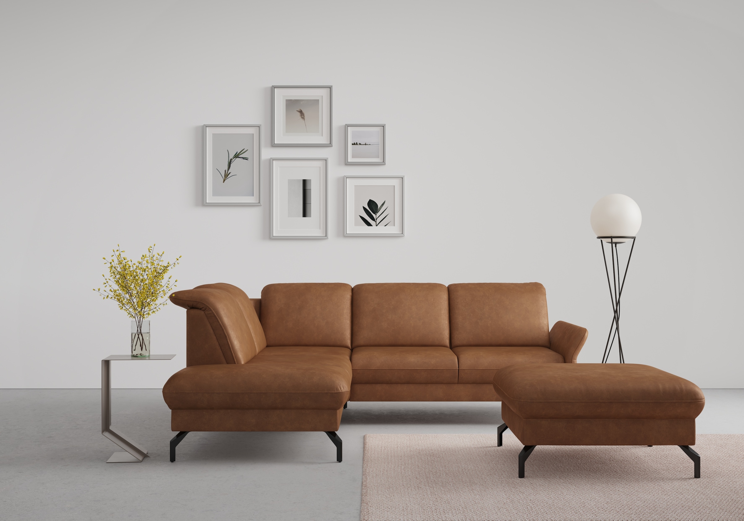 sit&more Ecksofa »Fashion L-Form« wahlweise mit Kopfteilverstellung und Vor günstig online kaufen