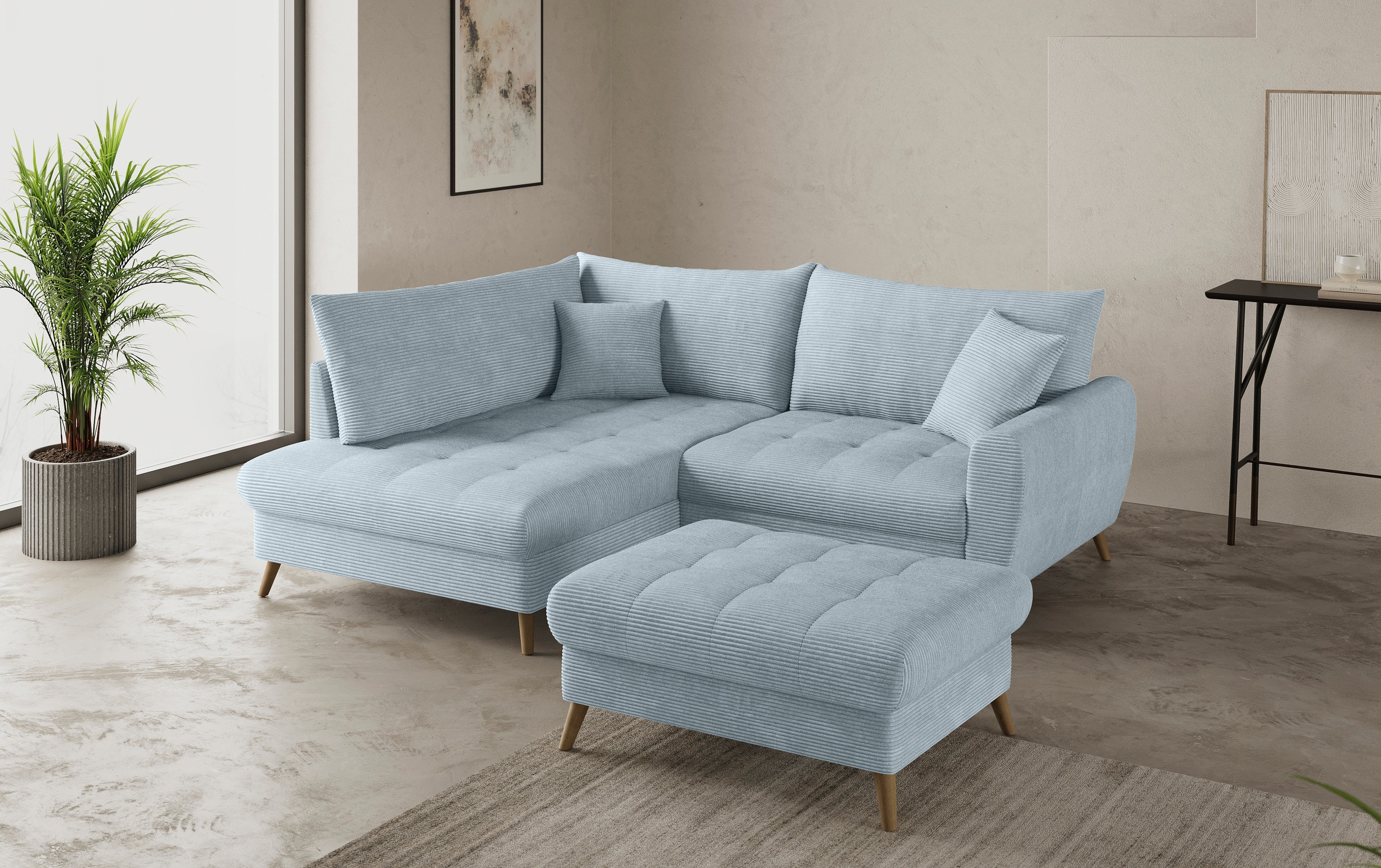 Mr. Couch Hockerbank »Blackburn II«, Passend zu der Garnitur, mit Kaltschaum, bis 140 kg belastbar
