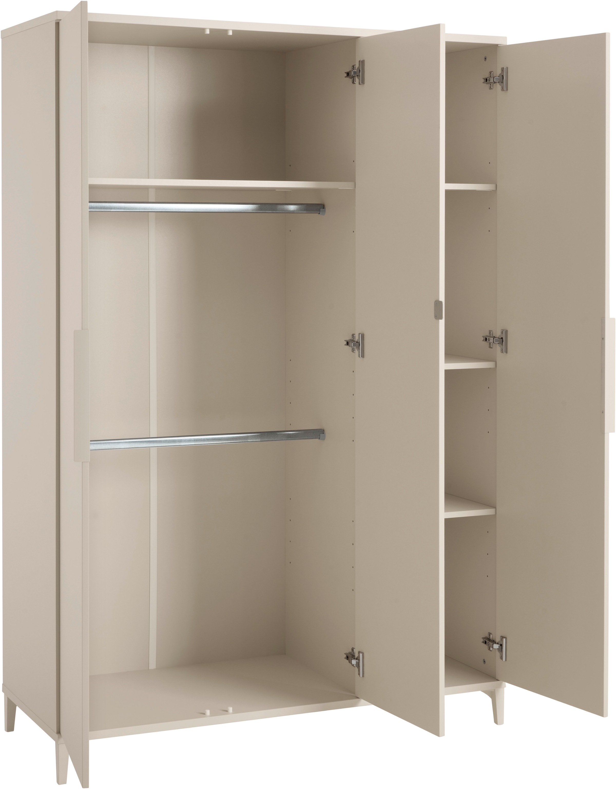 YUNY by PAIDI Kleiderschrank »SISTER LOU, yuny by PAIDI«, mit 3 Türen, inklusive 4 Einlegeböden und 2 Kleiderstangen
