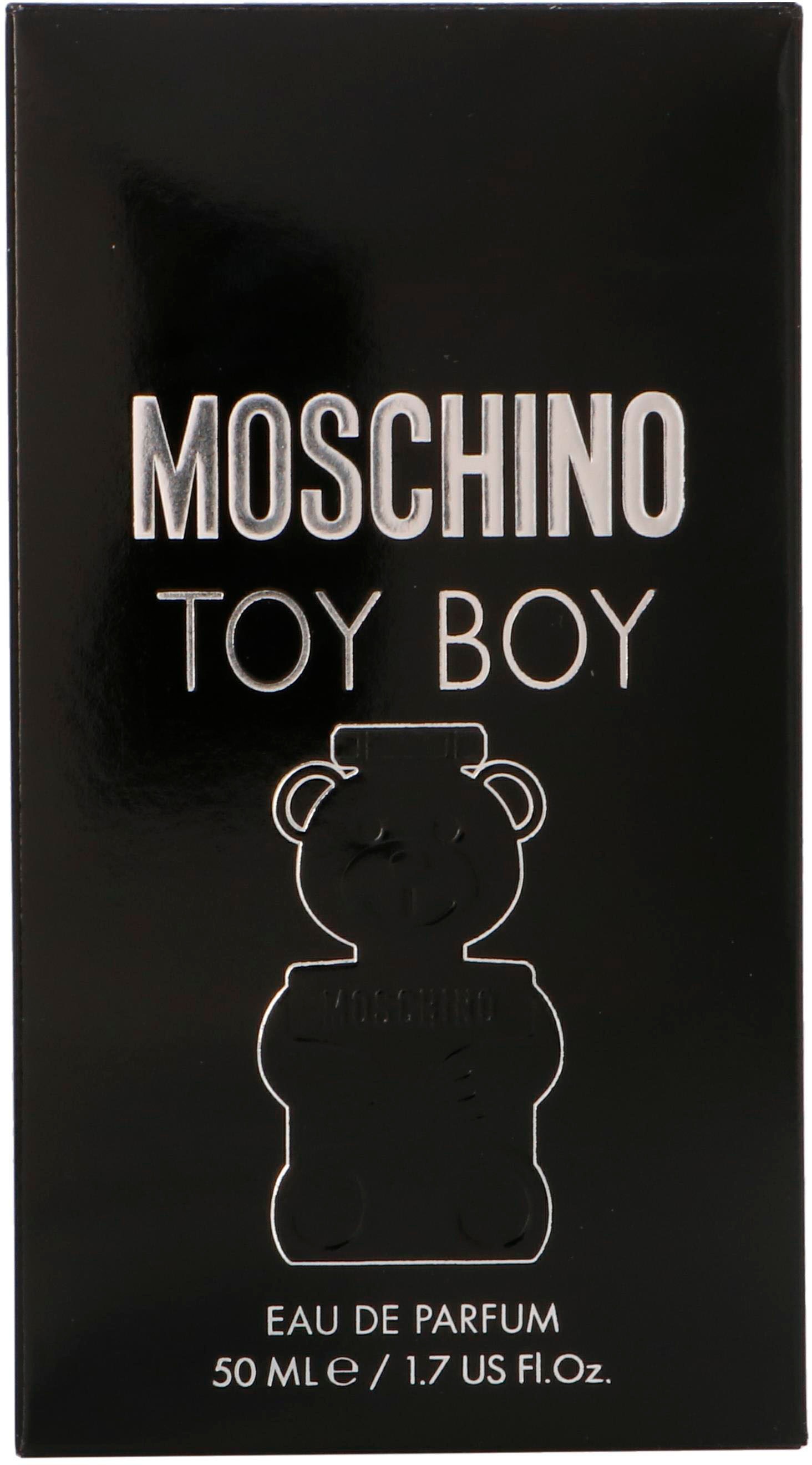 Moschino Eau de Parfum »Toy Boy«, Würziger Herrenduft mit Birne, Gewürznelke, Magnolie und Vetiver.