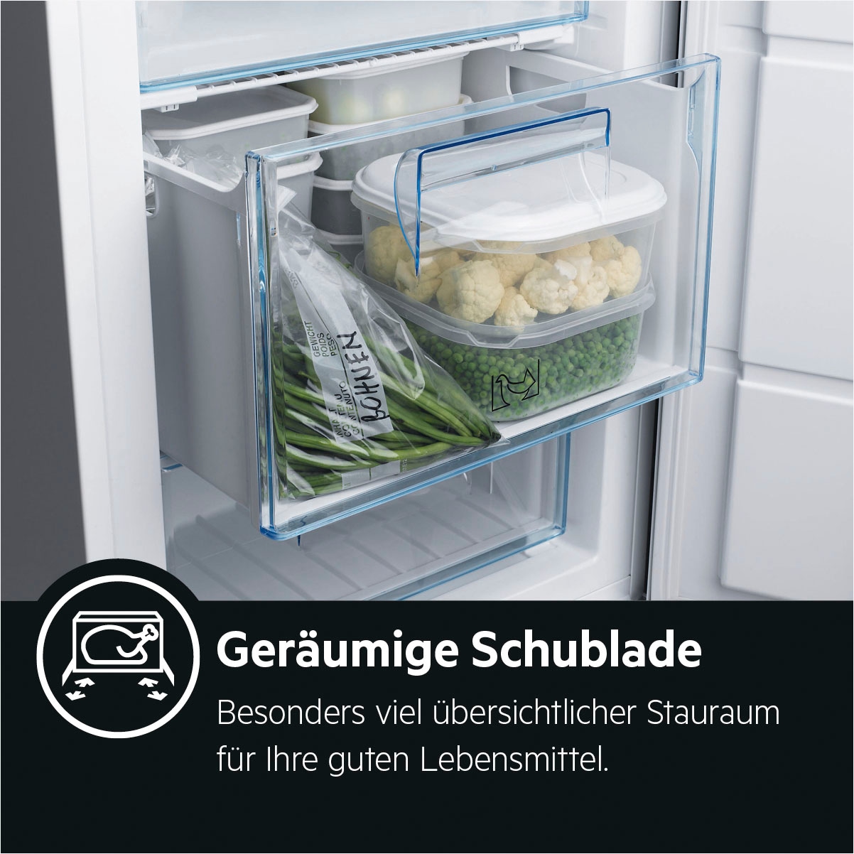 AEG Einbaugefrierschrank »TAB6L88EF 933033619«, 87,3 cm hoch, 55,6 cm breit