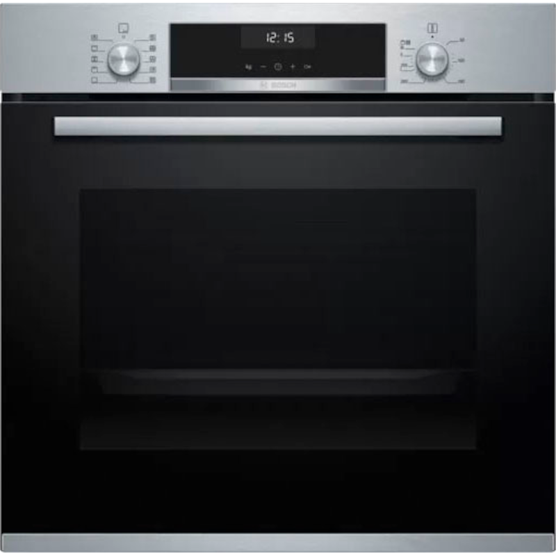 BOSCH Backofen-Set »HBA537BS0« mit Teleskopauszug nachrüstbar ecoClean Direct edelstahlfarben Touch-Control